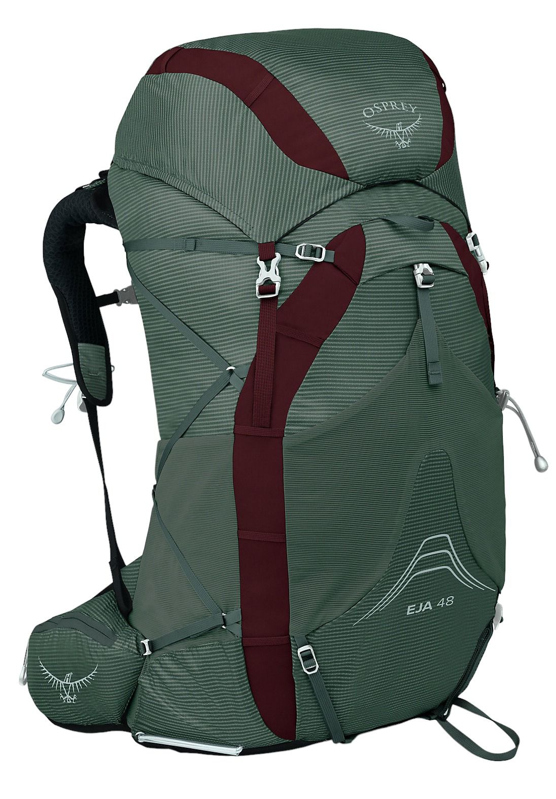 osprey backpack kestrel 48 Colour:Kakio Pink Purple Ink Whether youre an outdoor The North Face - 120925mb