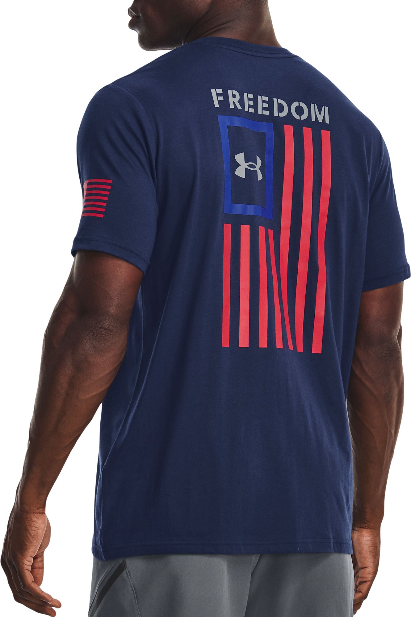 Men's under armour american flag shirt best sale