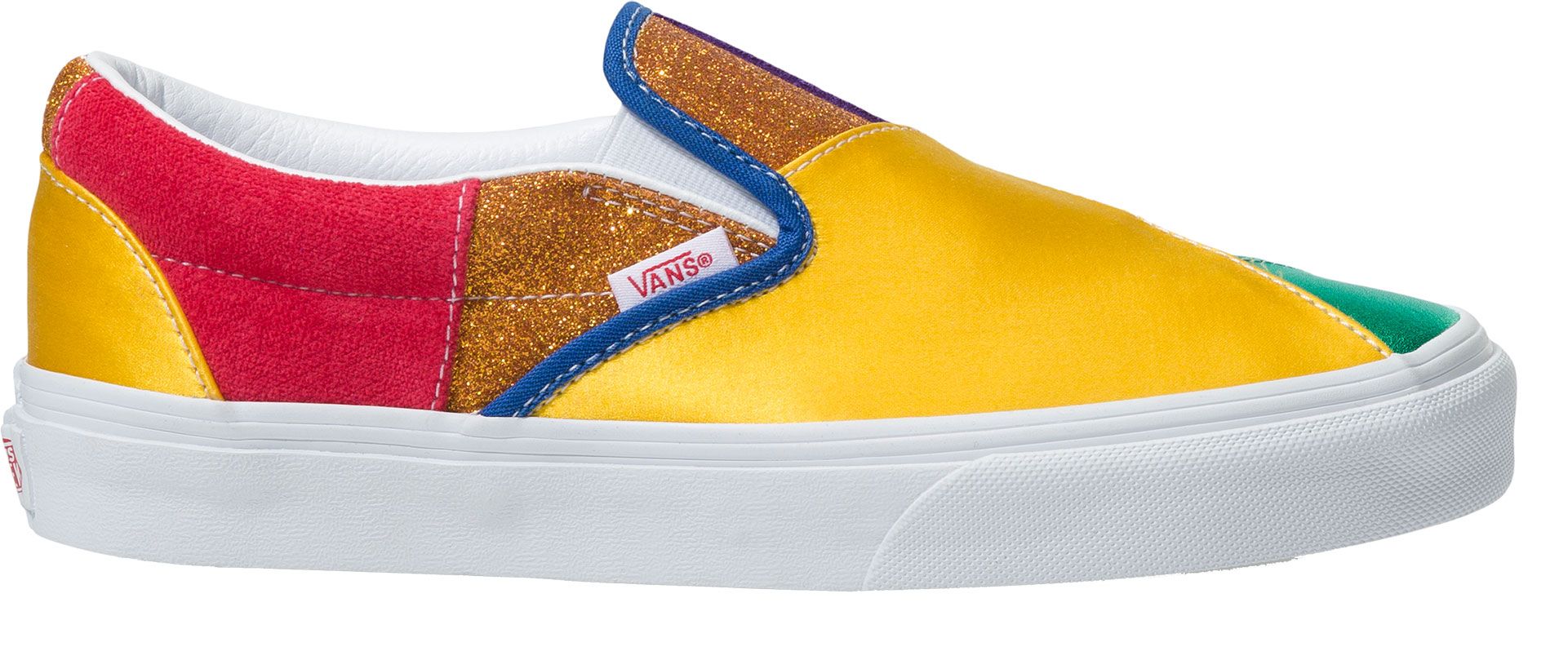 vans classic slip on rainbow