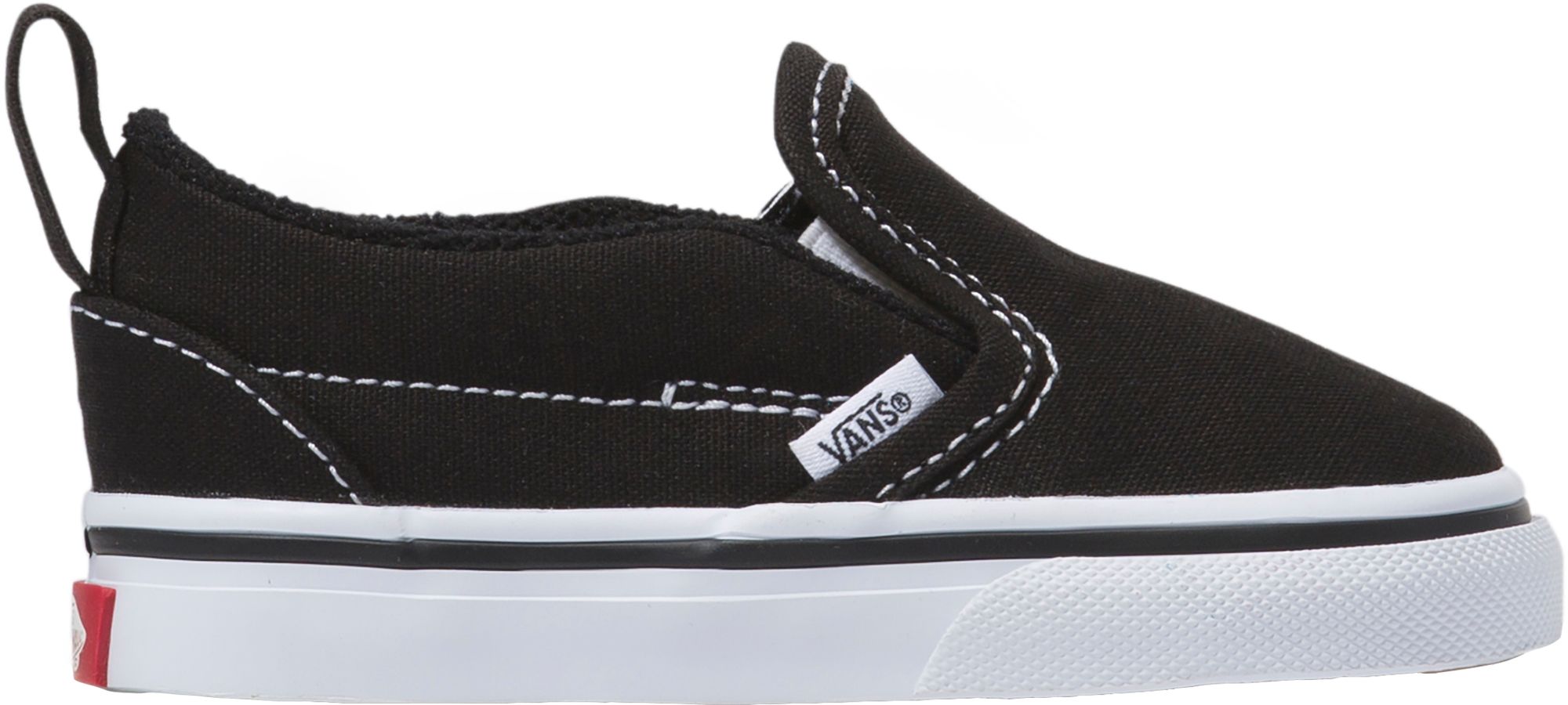 vans negras slip on