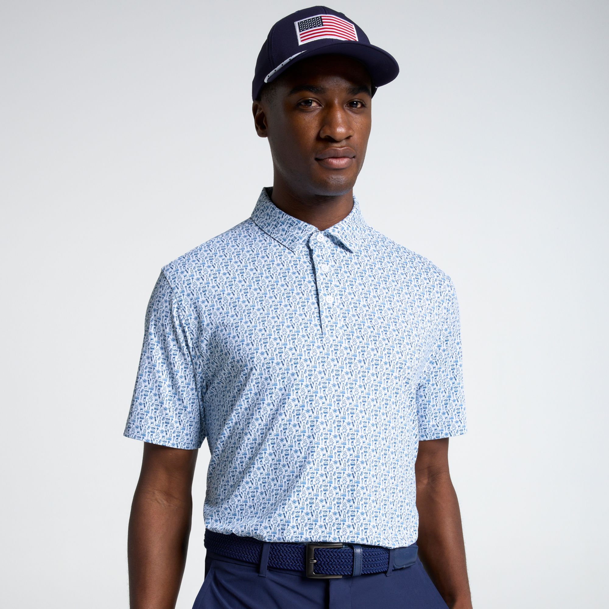 Walter Hagen Men's Performance 11 Novelty Print Golf Polo | Dick's