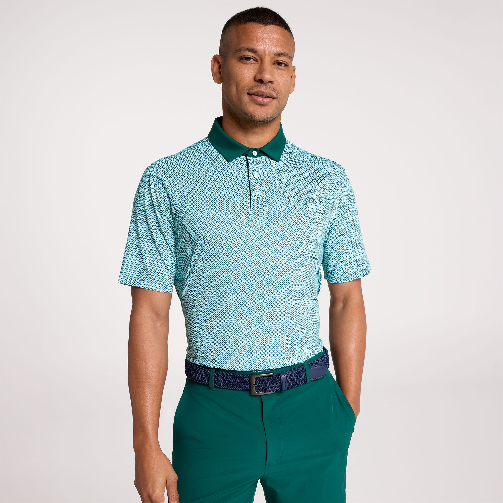 Walter Hagen Men's Performance 11 Novelty Print Golf Polo | Golf