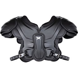 Exxact Sports Defender” 5-Pad Protective Jersey for Football/Basketball w/Integrated Ribs Adult Spine Shoulder Padding 
