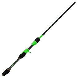 Googan Squad 6'6" Glass Spinning Rod “NEW” Powered By Favorite 2 Pc 