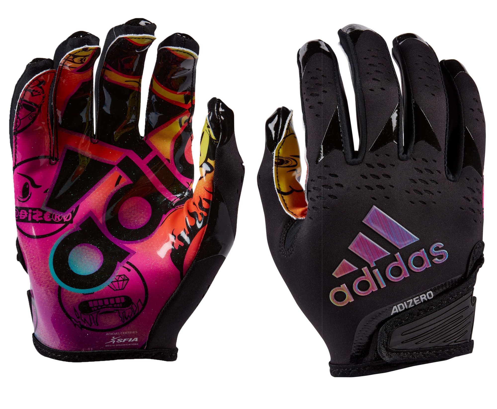 green adidas football gloves