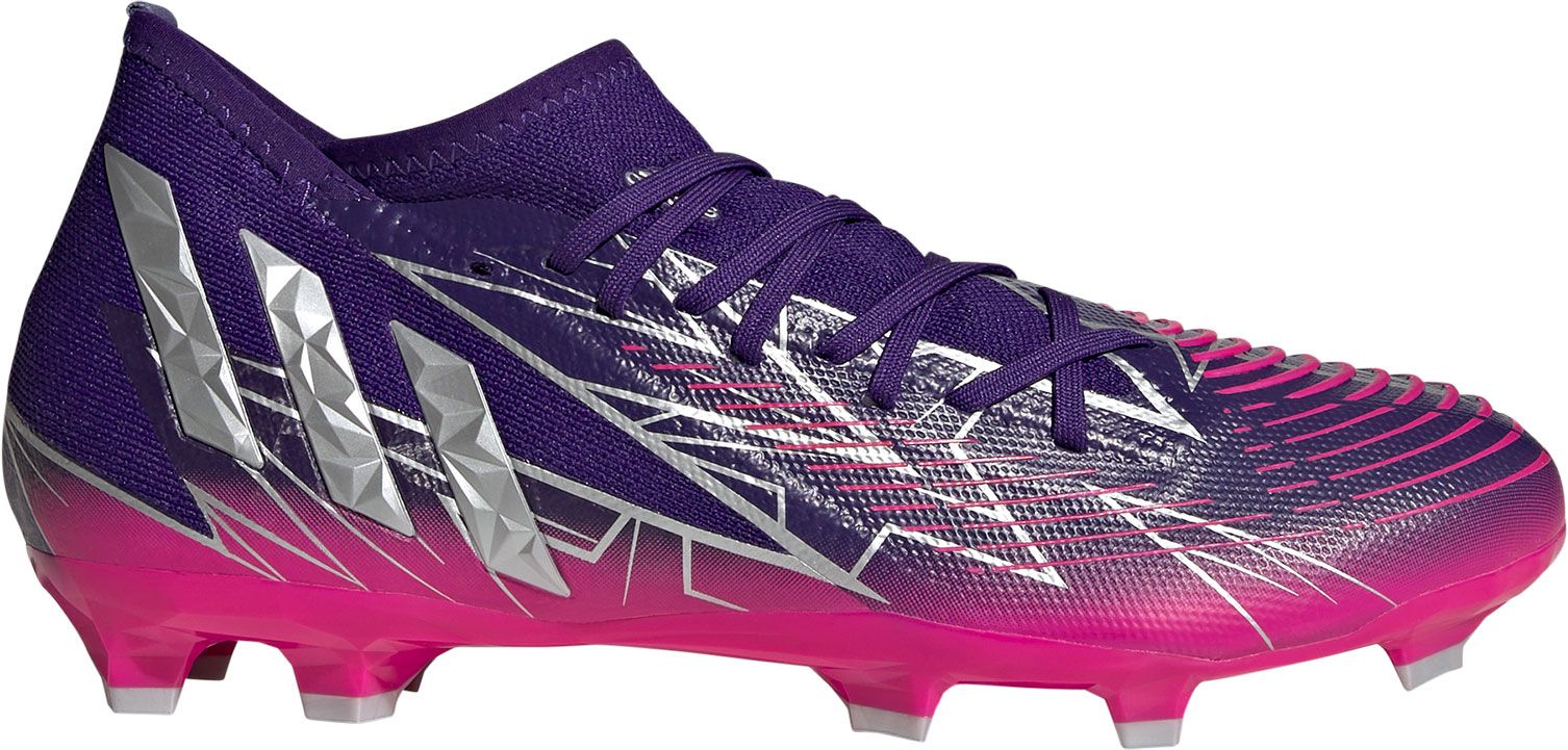 purple and white nike cleats