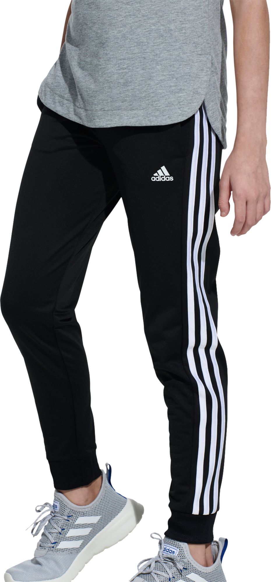 black adidas bottoms