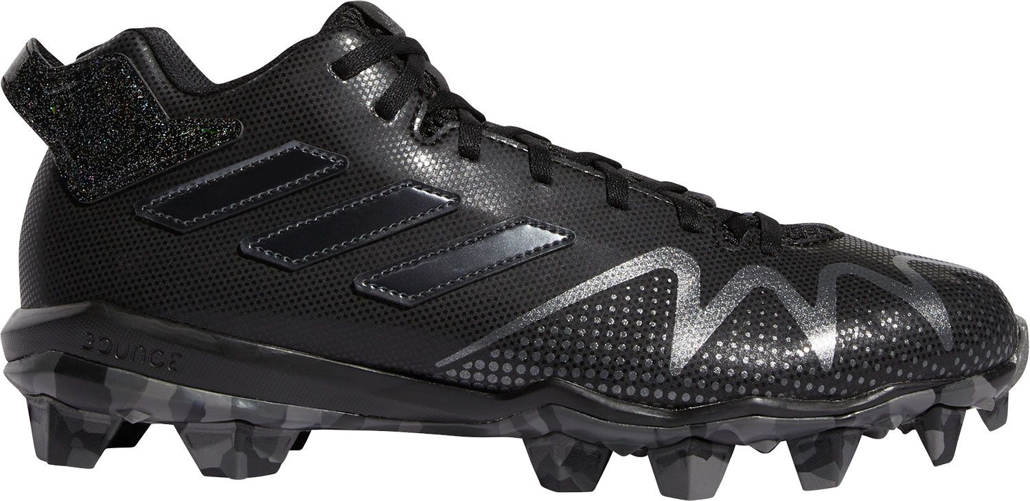 all black adidas football cleats