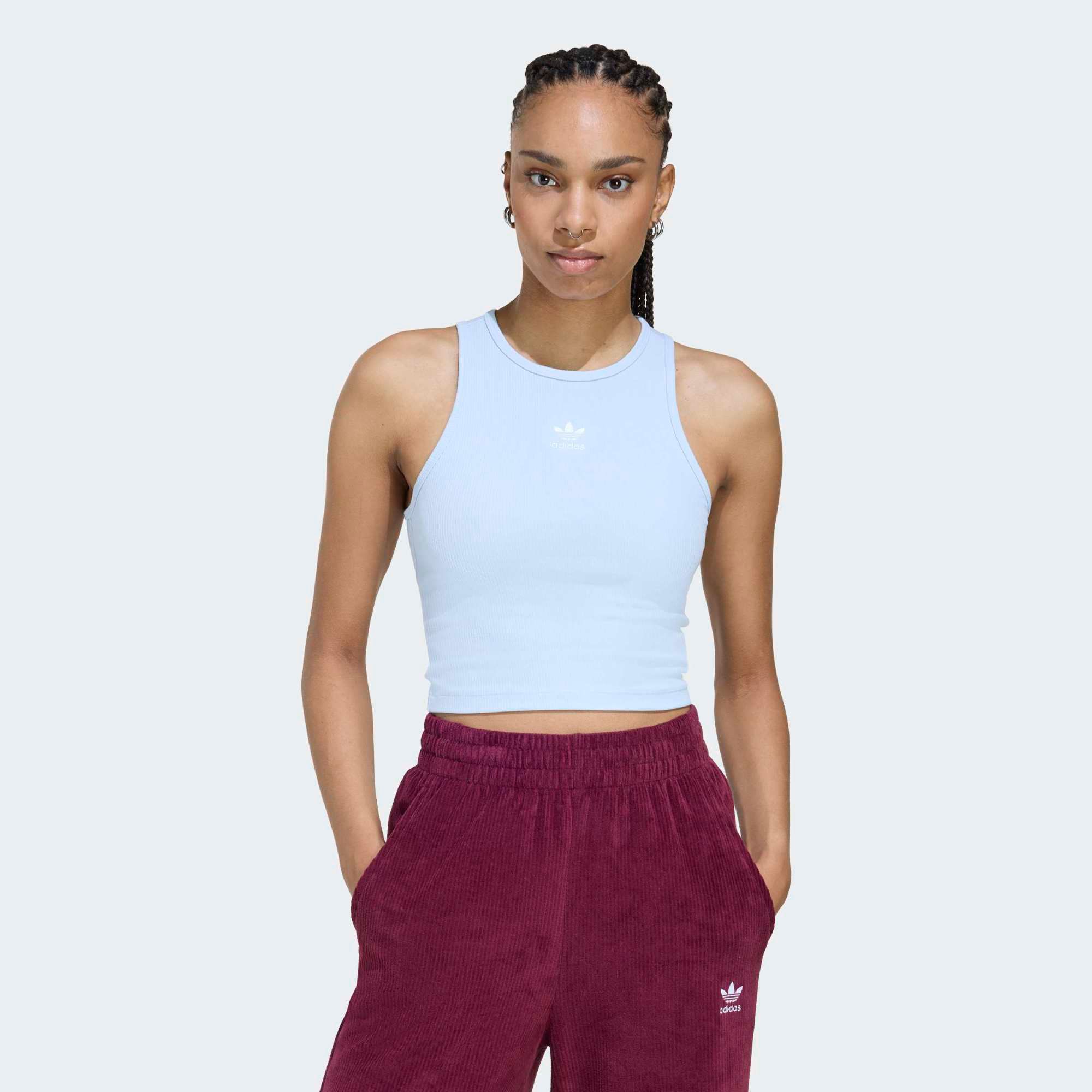adidas Originals Women's Essentials Ribbed Tank Top