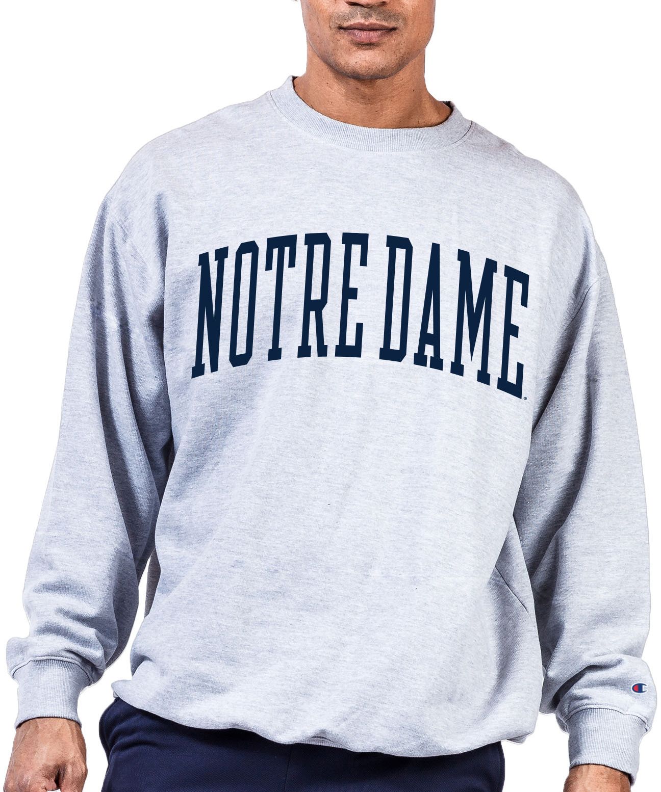 Champion Men's Big & Tall Notre Dame Fighting Irish Grey Reverse