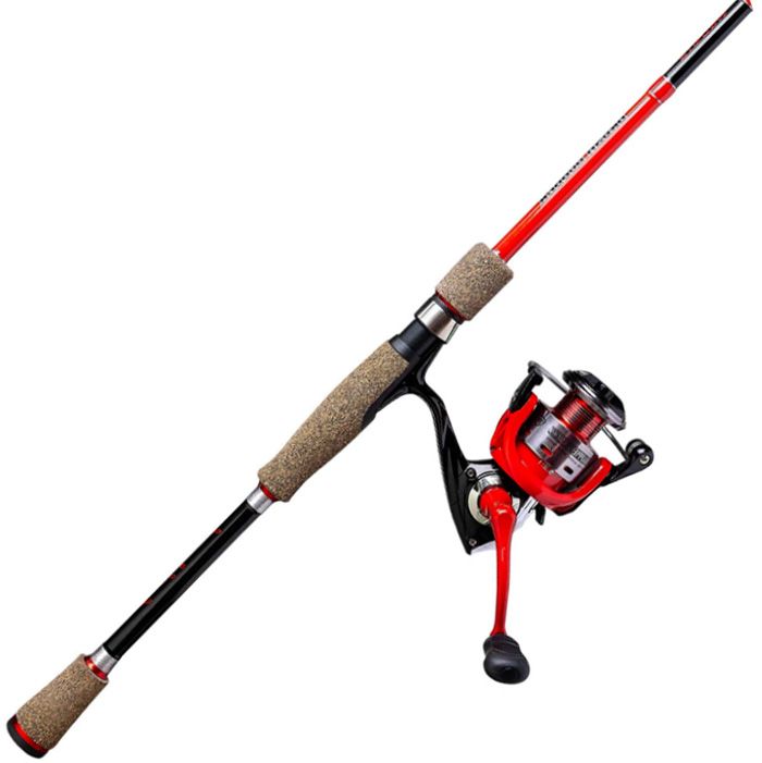 best spinning rod and reel combo for crappie BnM Bucks Graphite 6ft 2pc reverse that can be set for either right or left hand retrieve Best Crappie Rod and Reel