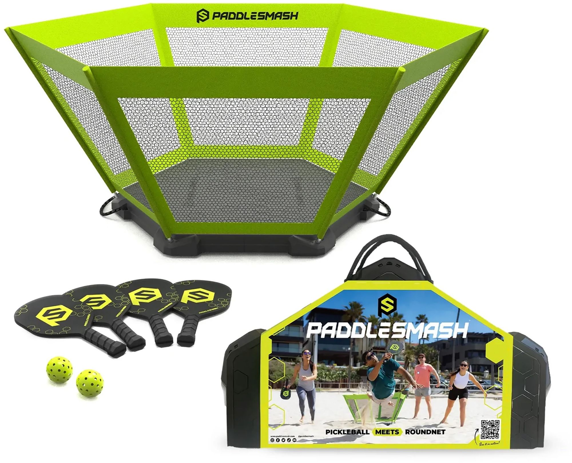 Triumph Indoor/Outdoor 4-Square Pickleball Game Set