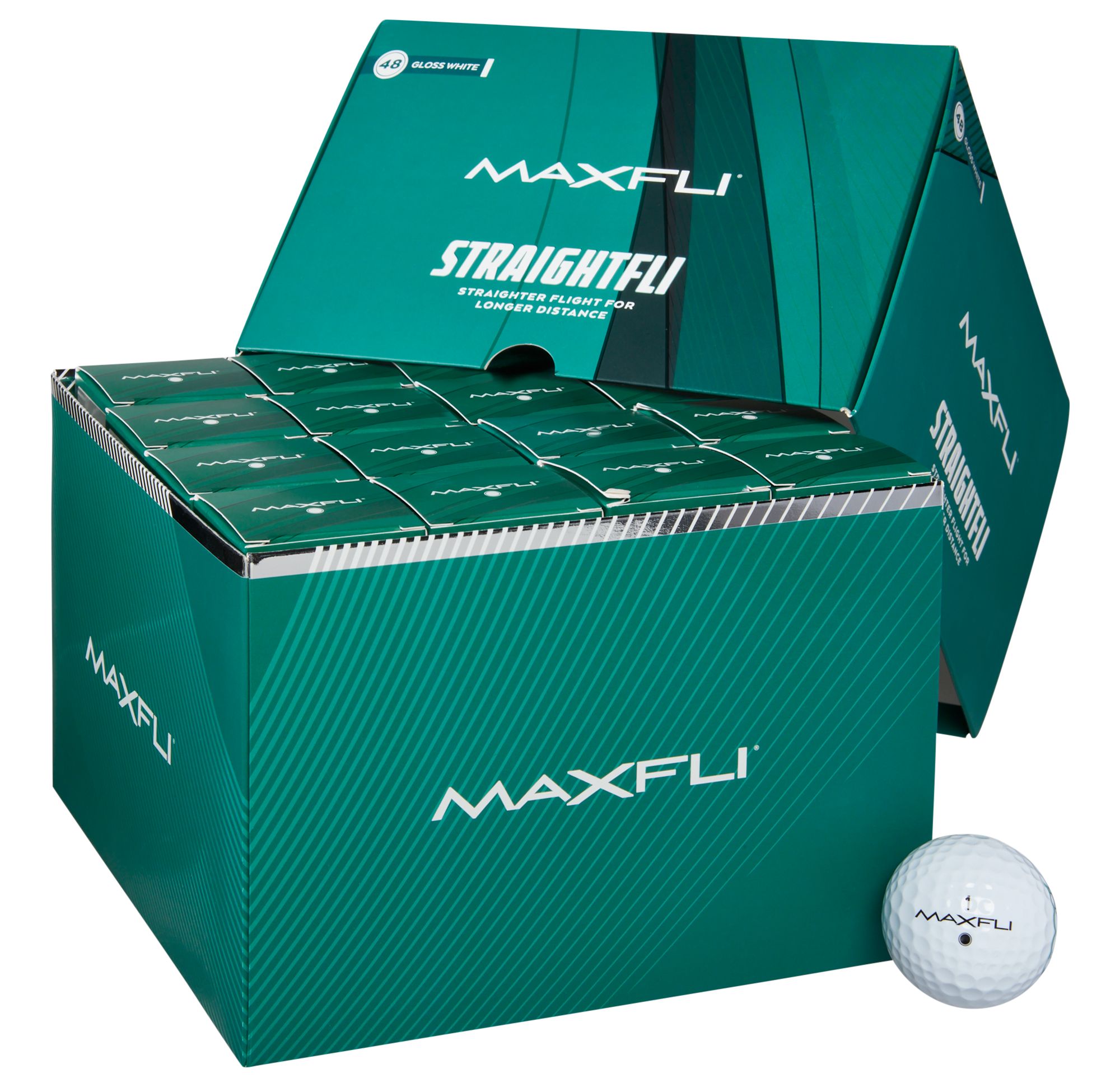 Maxfli 2023 Straightfli Golf Balls - 48 Pack | Dick's