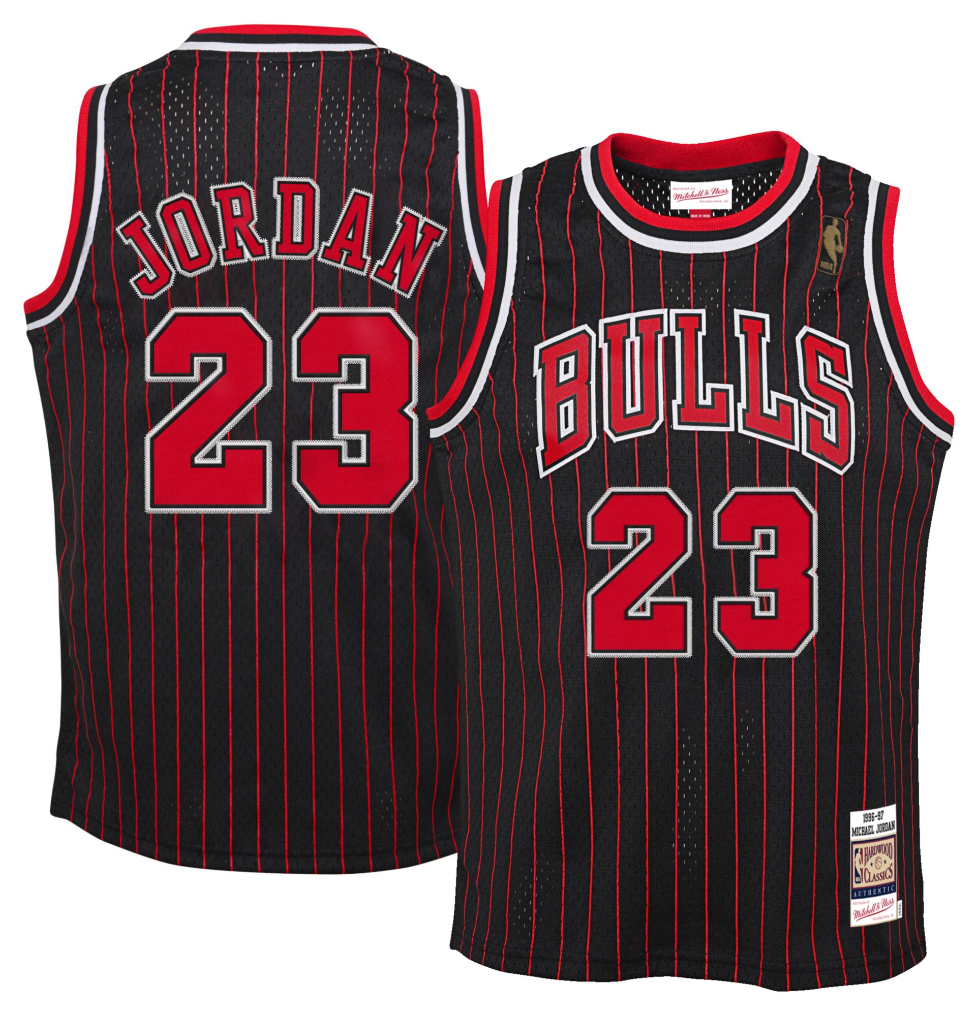 Mitchell & Ness Youth 1996 Chicago Bulls Michael Jordan #23 Black