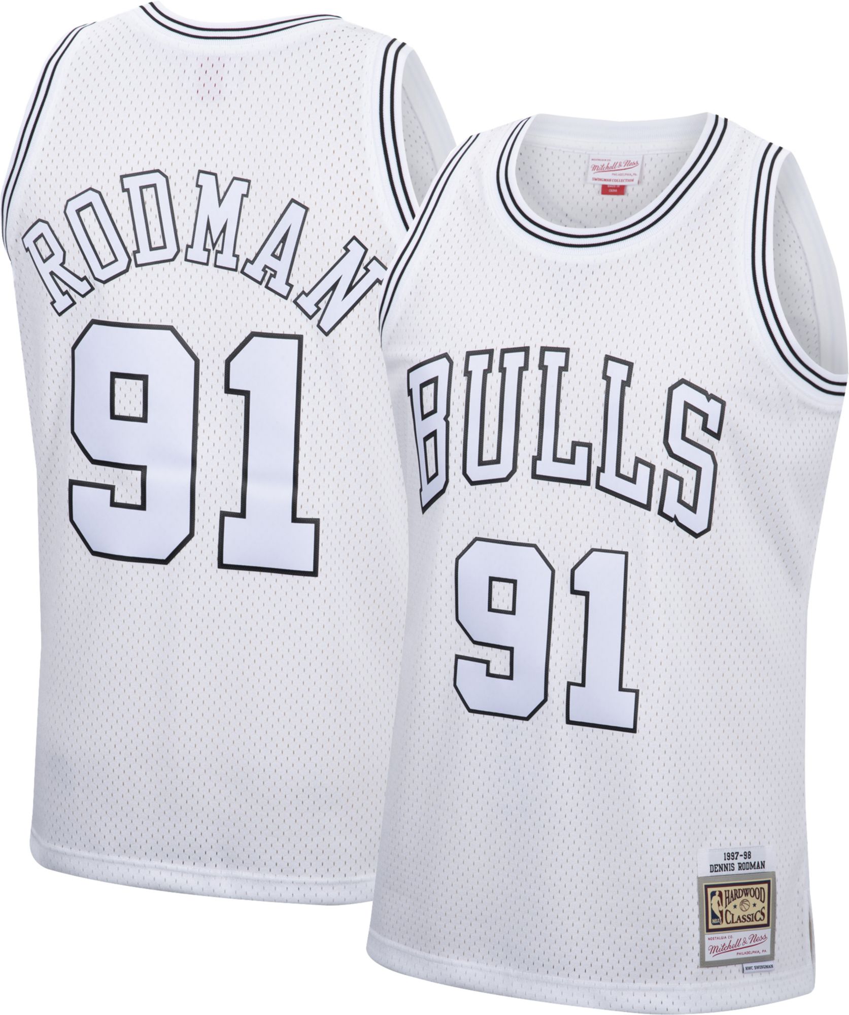 white chicago bulls jersey