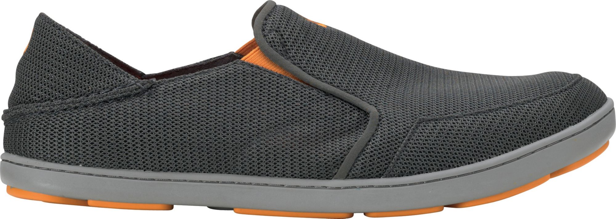 NWT Olukai Men\'s Gray Slip-On Mesh Shoes with Orange Accents Amazon.com | OluKai Nohea Mesh Men main image 3