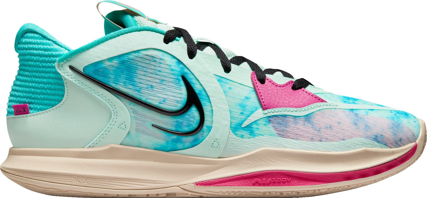 kyrie red white and blue shoes
