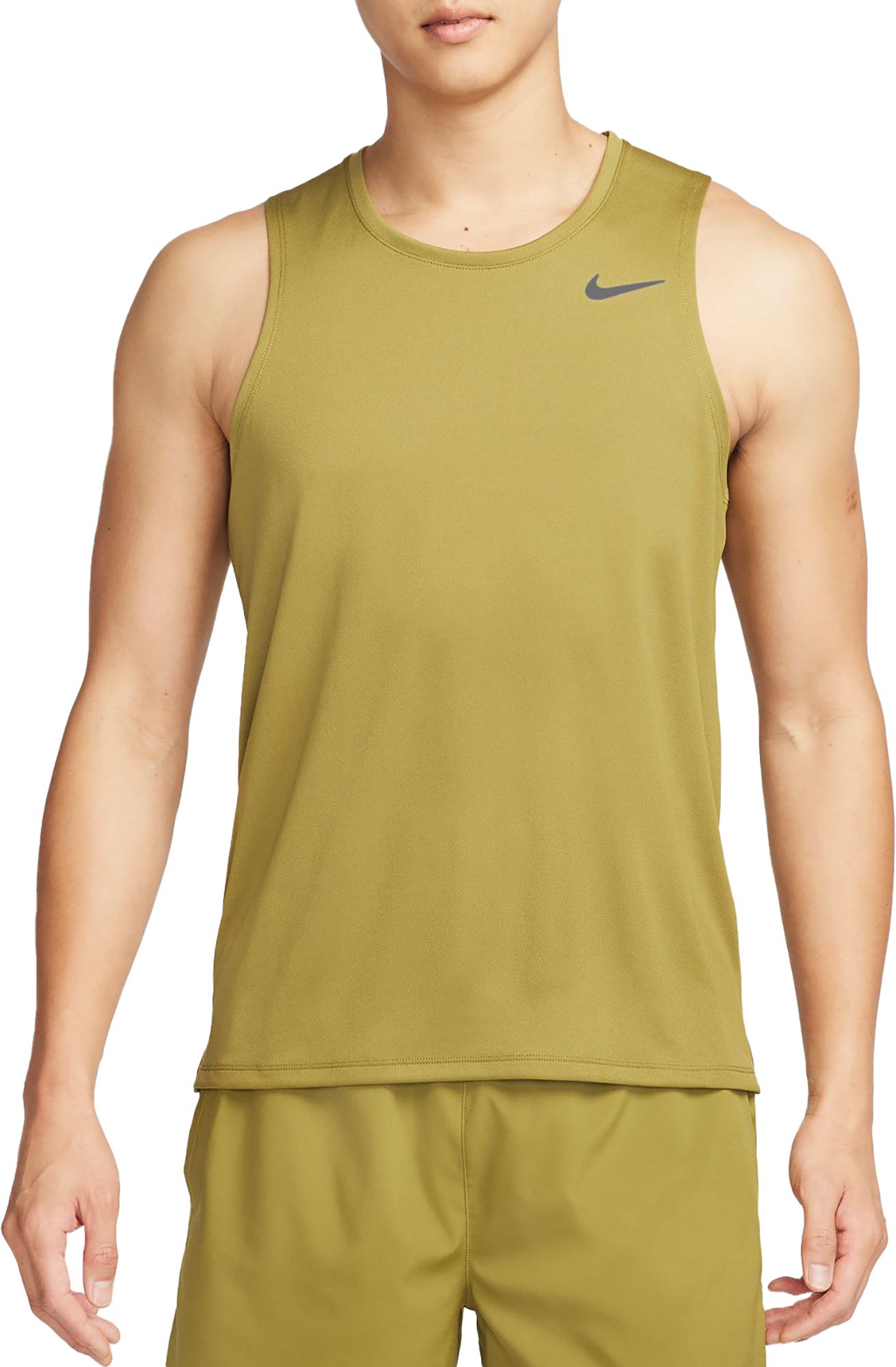 Men's dri-fit miler running tank top best sale