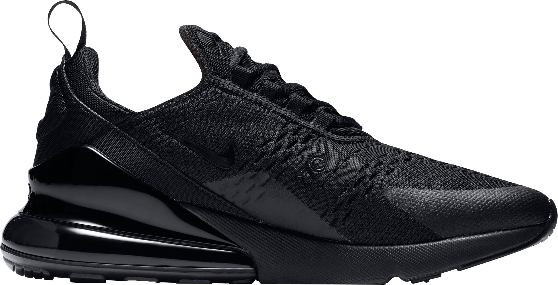 Nike Mens Air Max 270 Mens Running Shoes Black Size 12.0