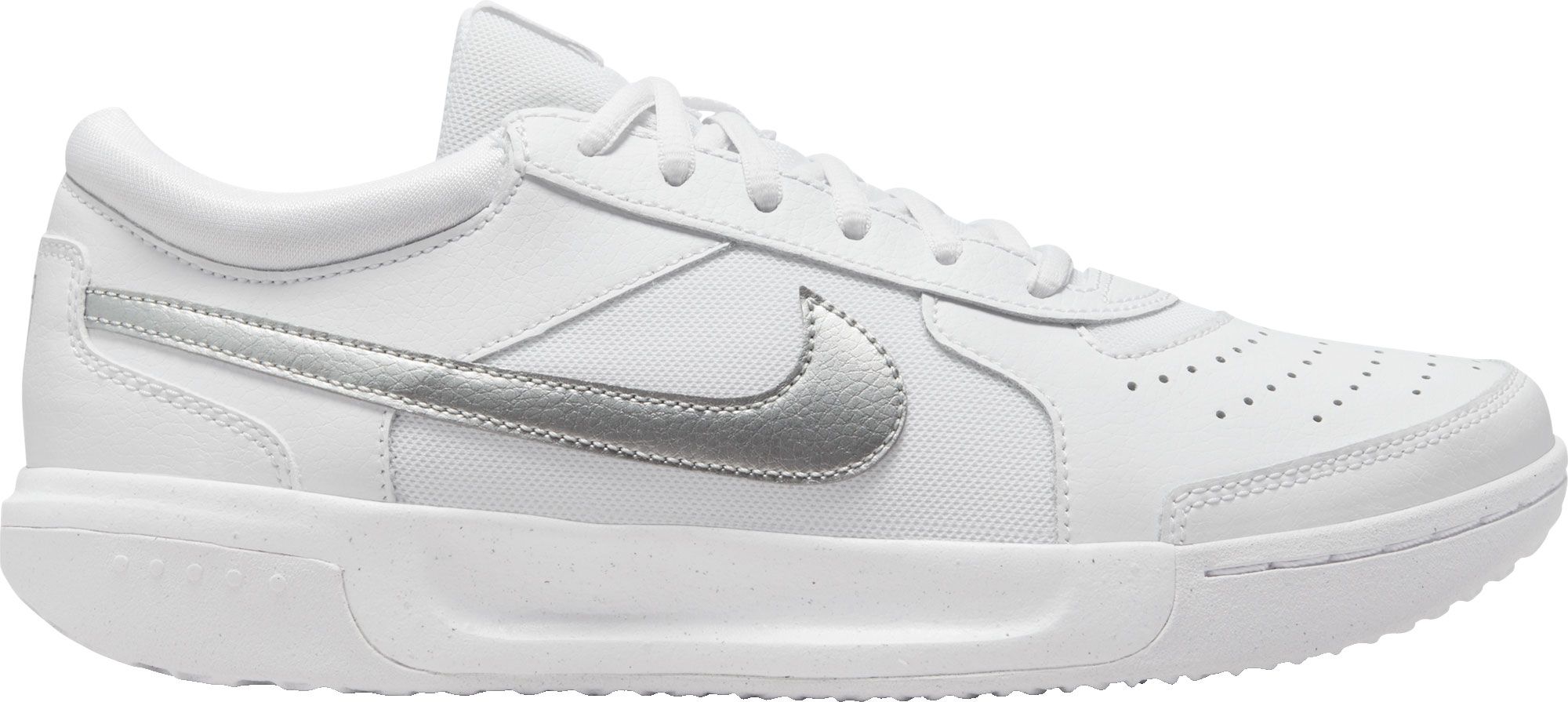 Nike Court Zoom Lite 3 Tennis Shoe Women s White Silver 11