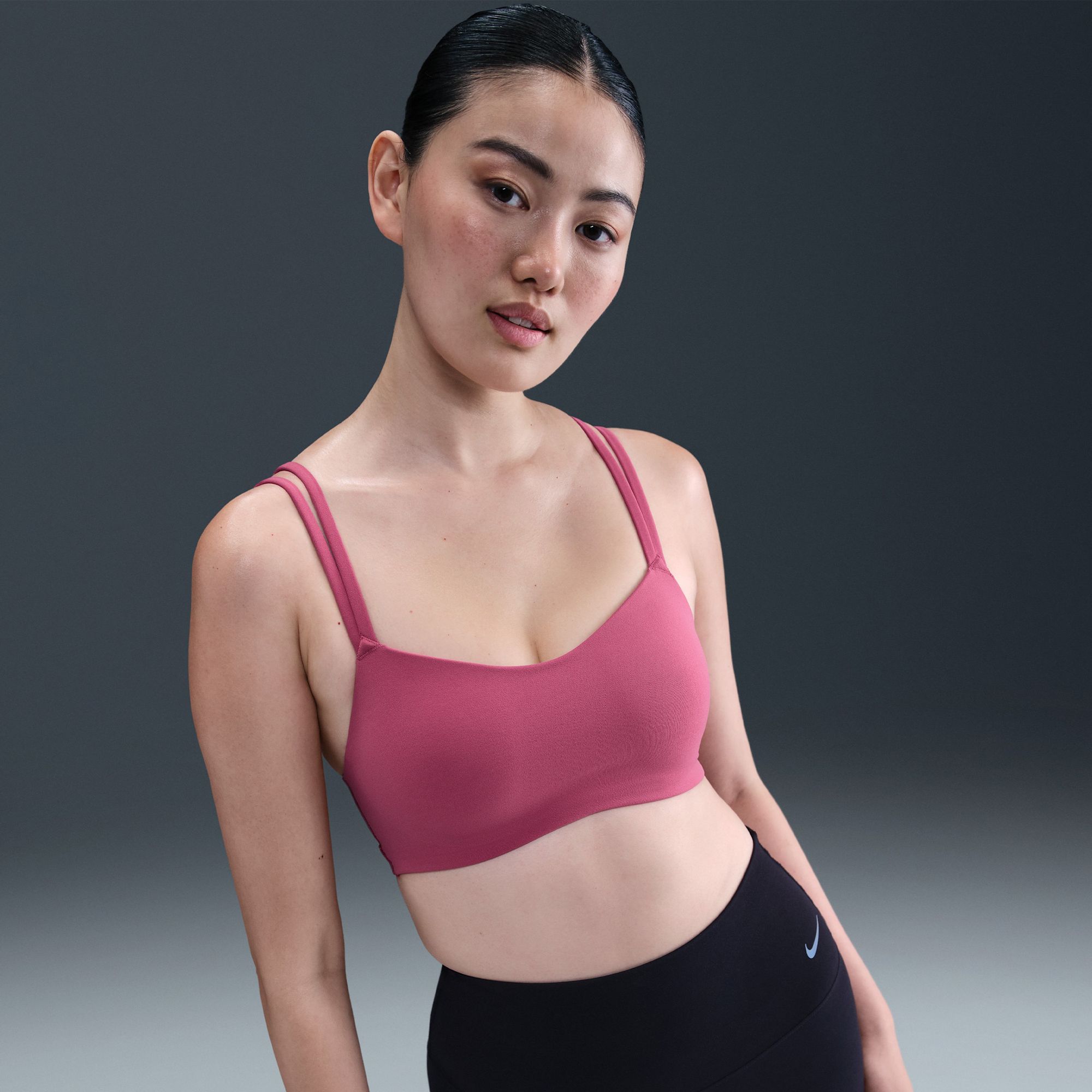 Nike Women's Zenvy Strappy Light-Support Padded Sports Bra