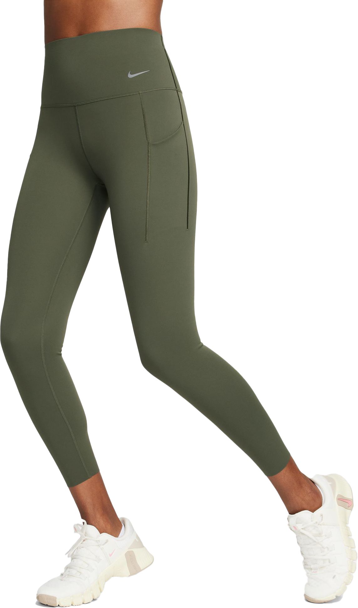 Nike olive green tights best sale