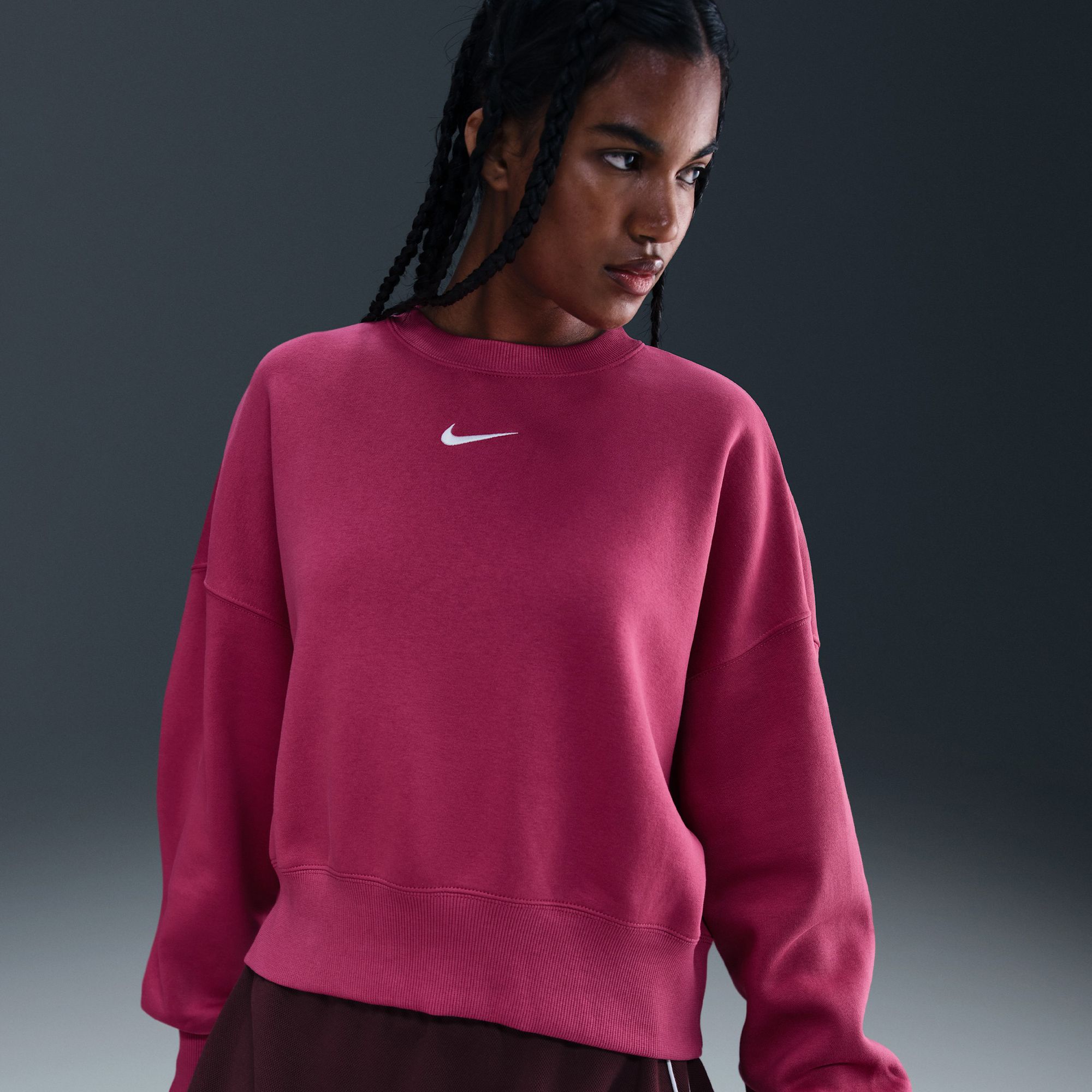 Nike Women's Sportswear Phoenix Fleece Over-Oversized Crewneck