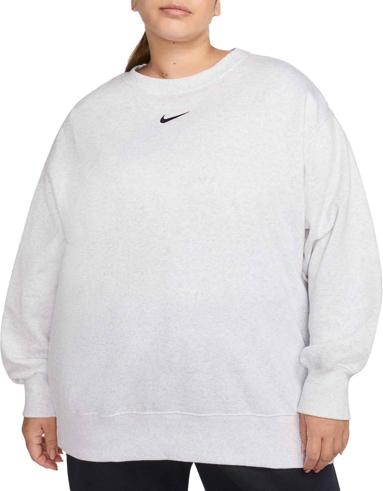 Nike Women s Sportswear Phoenix Fleece Oversized Crewneck Sweatshirt Plus Size Dick s Sporting Goods
