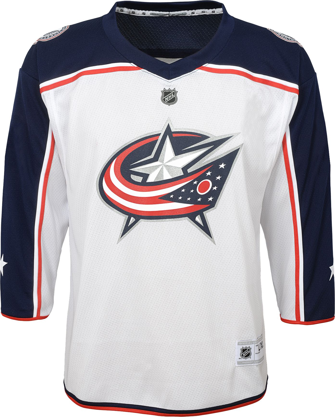 cheap blue jackets jersey