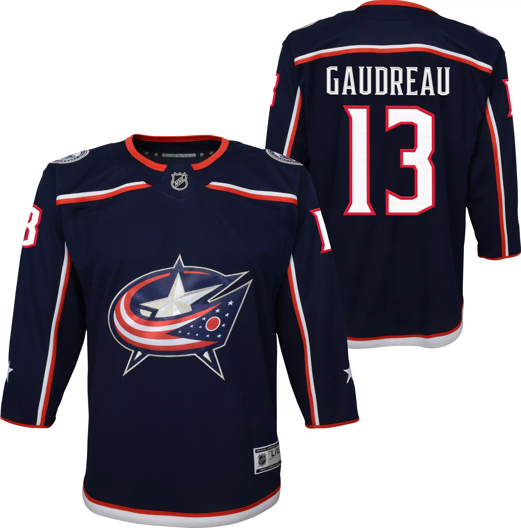 NHL Youth Columbus Blue Jackets Johnny Gaudreau #13 Premier Home Jersey