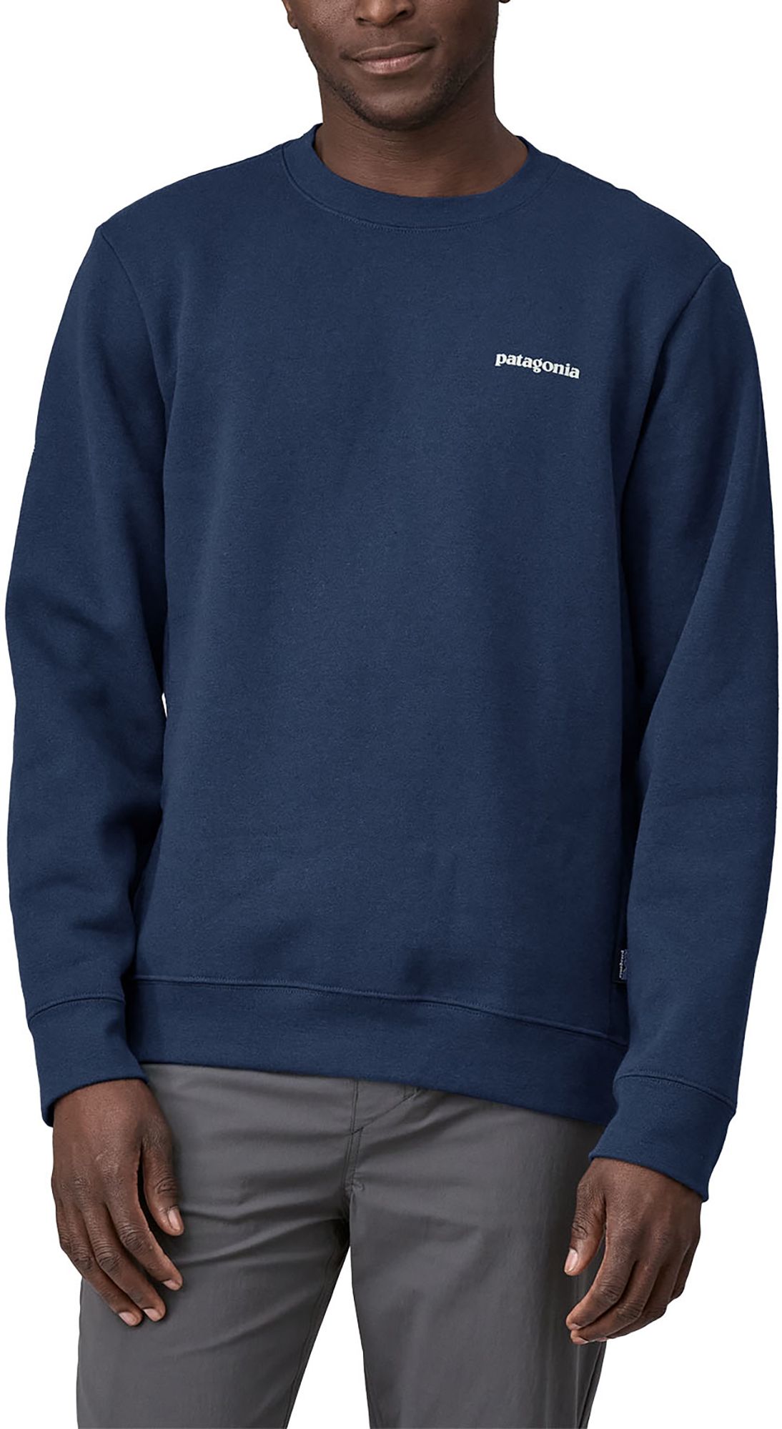 Patagonia Fitz Roy Icon Uprisal Crew Sweatshirt Lagom Blue S