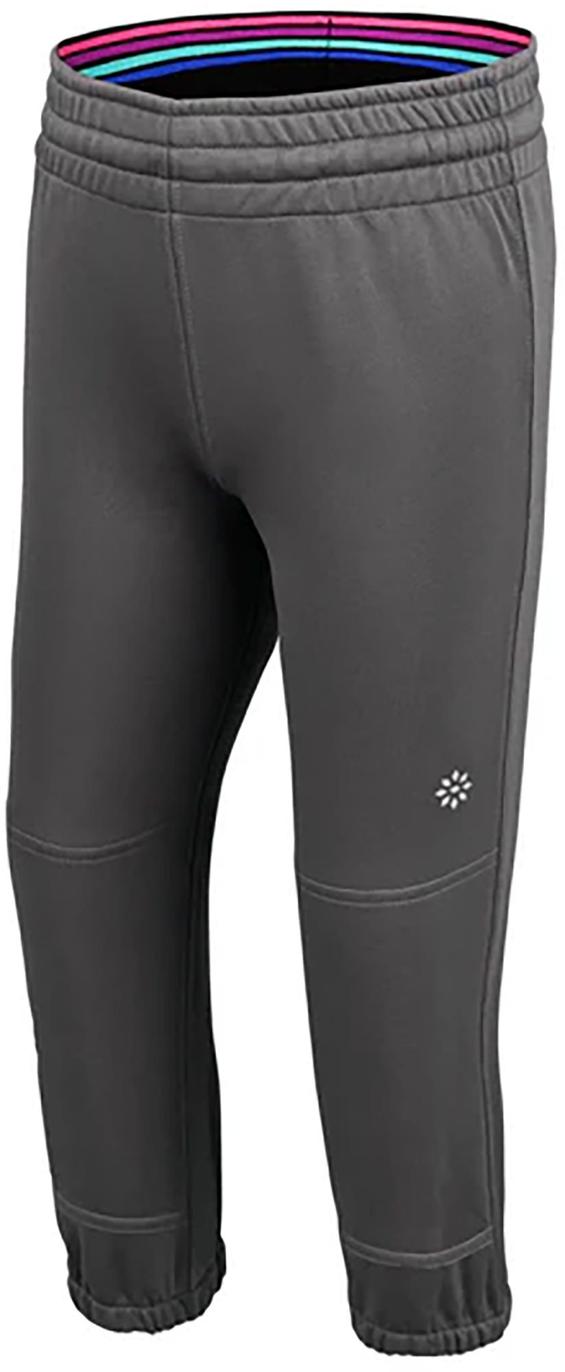 Pantalon de softball Rip-It 4 voies stretch gris pro fille jeunesse