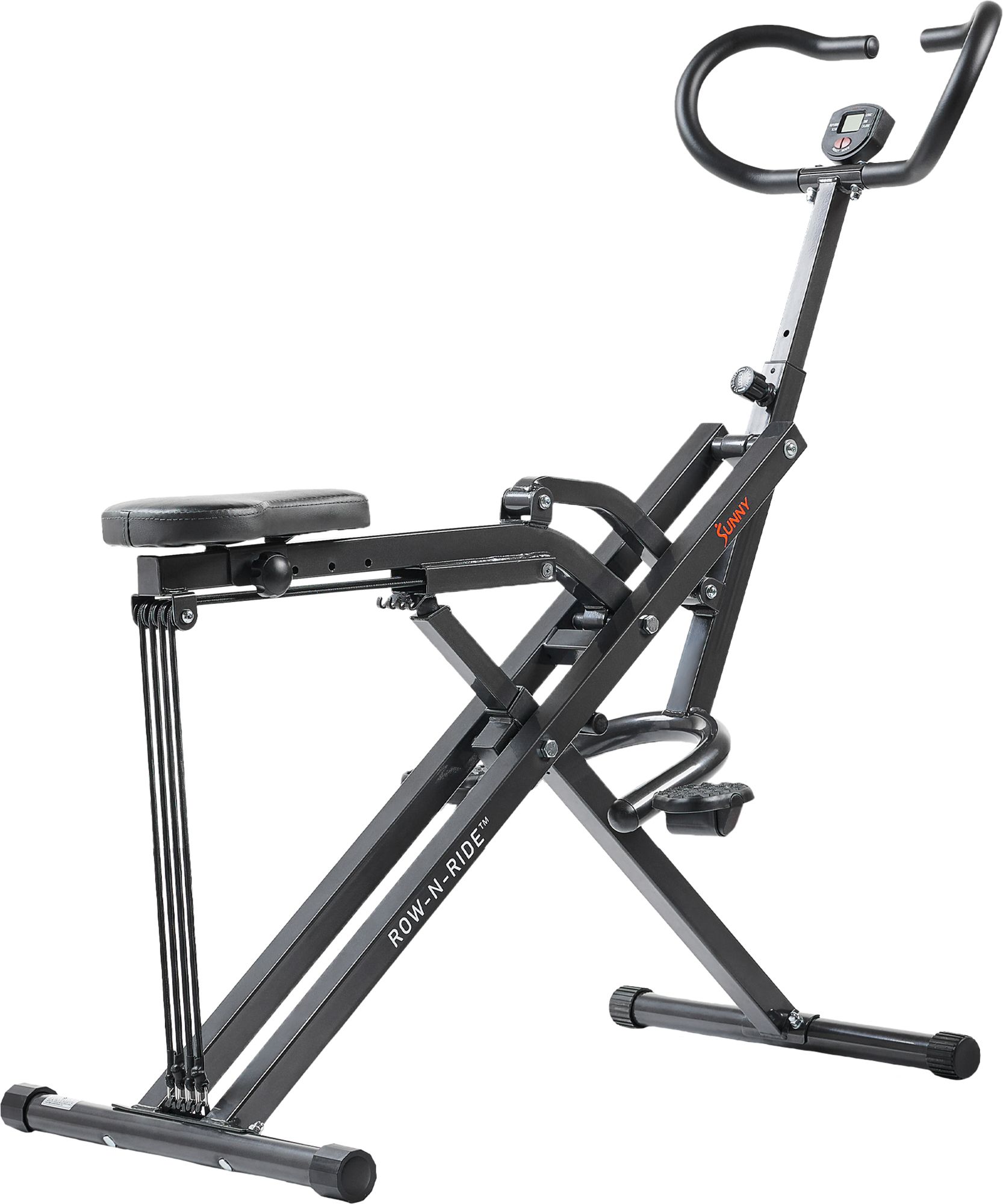 Sunny Health & Fitness Row-N-Ride Plus Squat Machine | Dick's