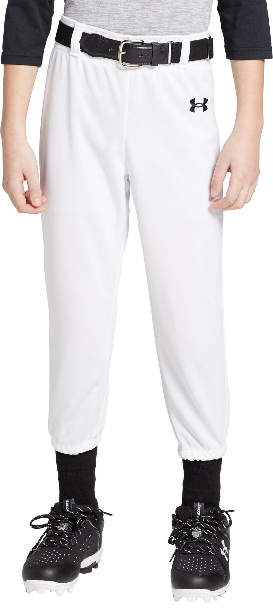 Under Armour Kids' Pull Up Pants w/ Belt Loops | Dick's Sporting Goods