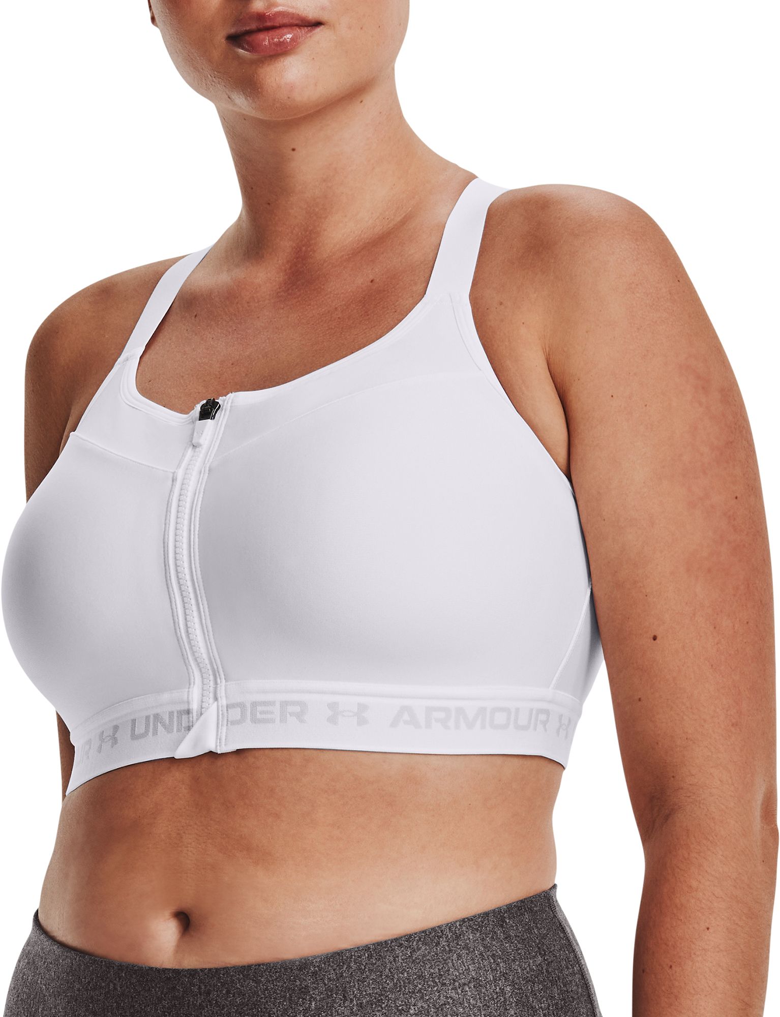 スポーツブラ Crossback High Zip bra ブラトップ Under Armour Women's High Crossback Zip Sports Bra | Dick's