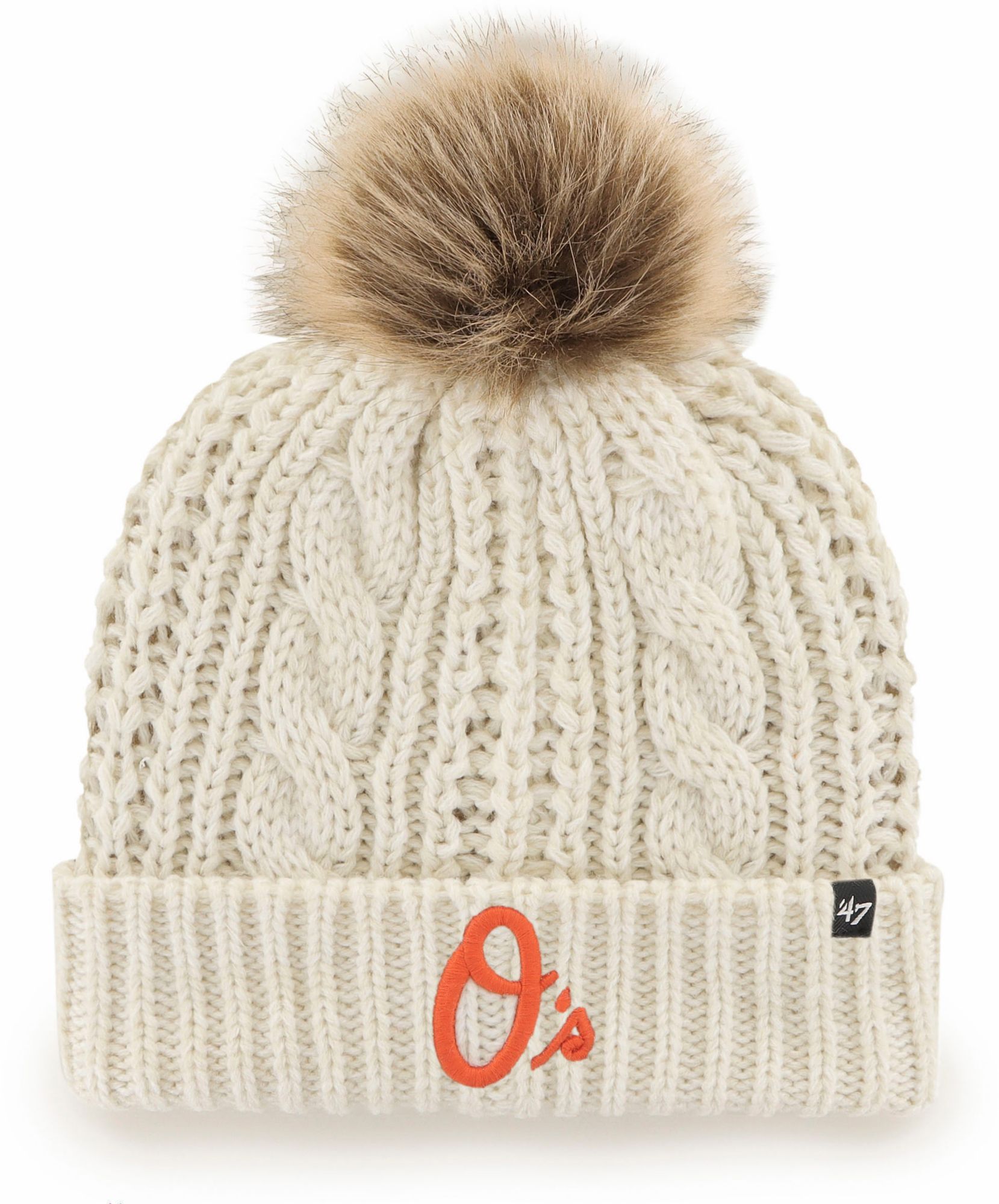 47 Women's Baltimore Orioles White Meeko Knit Hat | Dick's