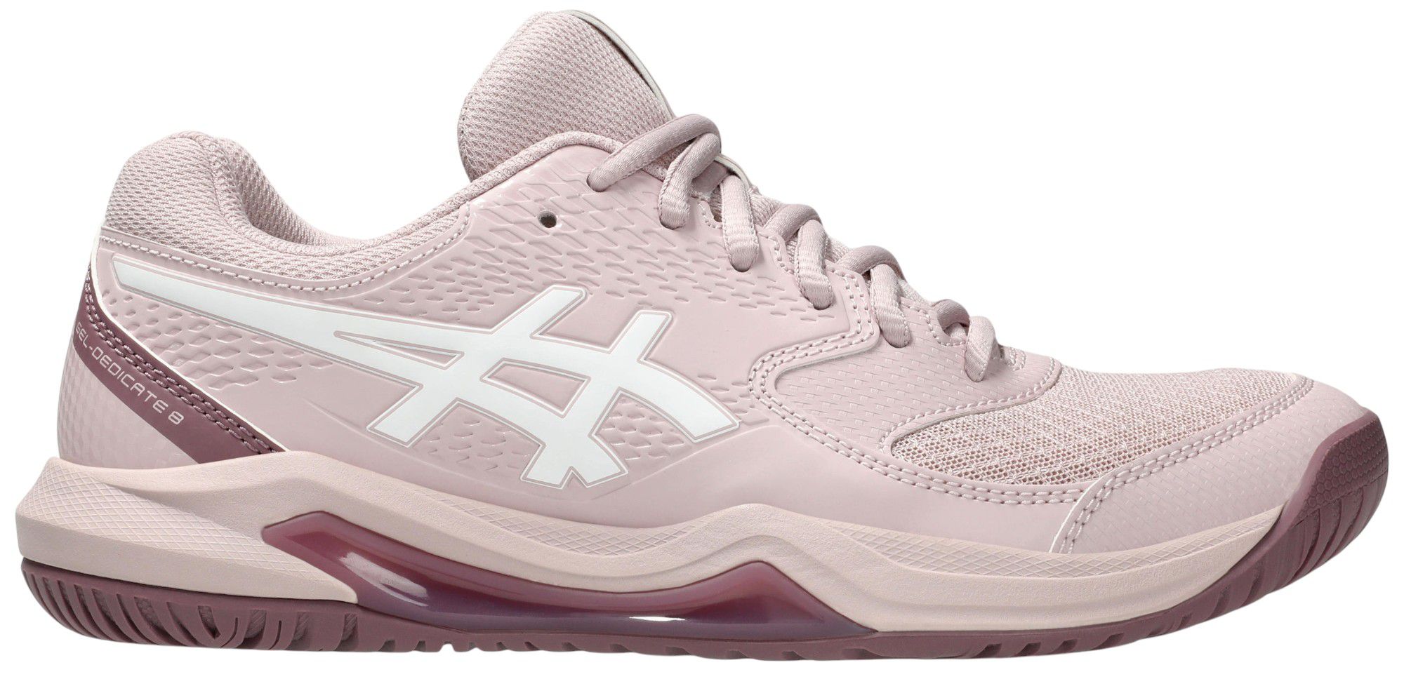 ASICS Women s Gel Dedicate 8 Tennis Shoes Size 9 Rose White