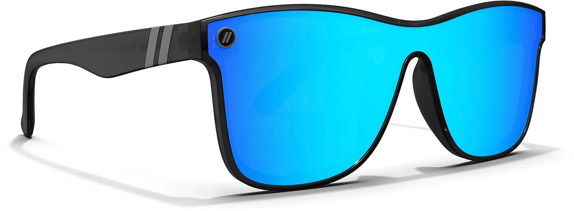 BLENDERS Black Metal Blue Mirror Ombre Lenses Aviators Sunglasses Sunnies Unisex Blenders M Class X2 Blue Moon Limited Polarized Sunglasses  main image 4