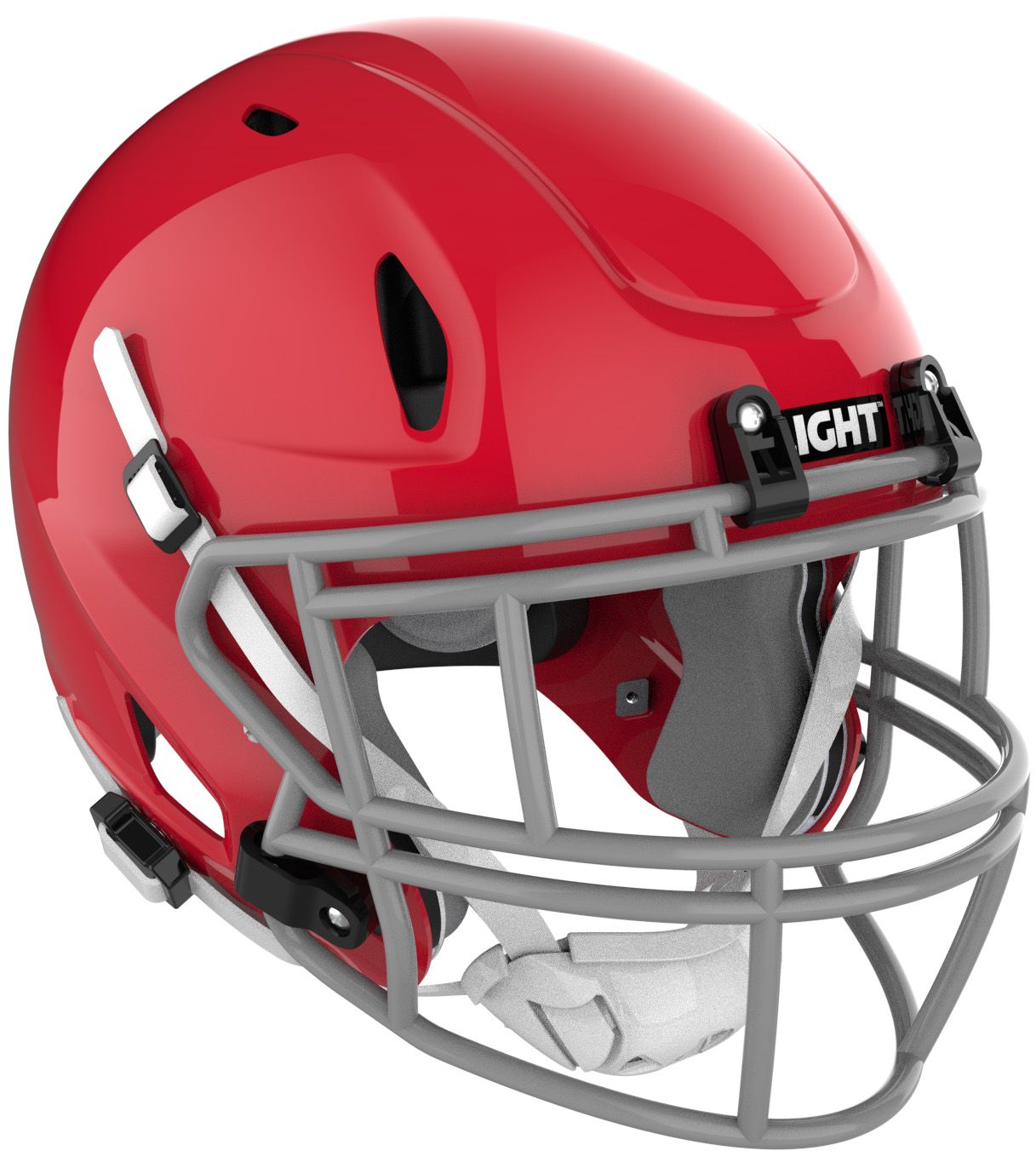 Light Helmets Varsity Composite LS2 Football Helmet, XL, Scarlet
