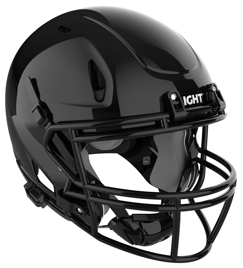 Light Helmets Ls2-py - Youth Football Helmet (Black, Medium)