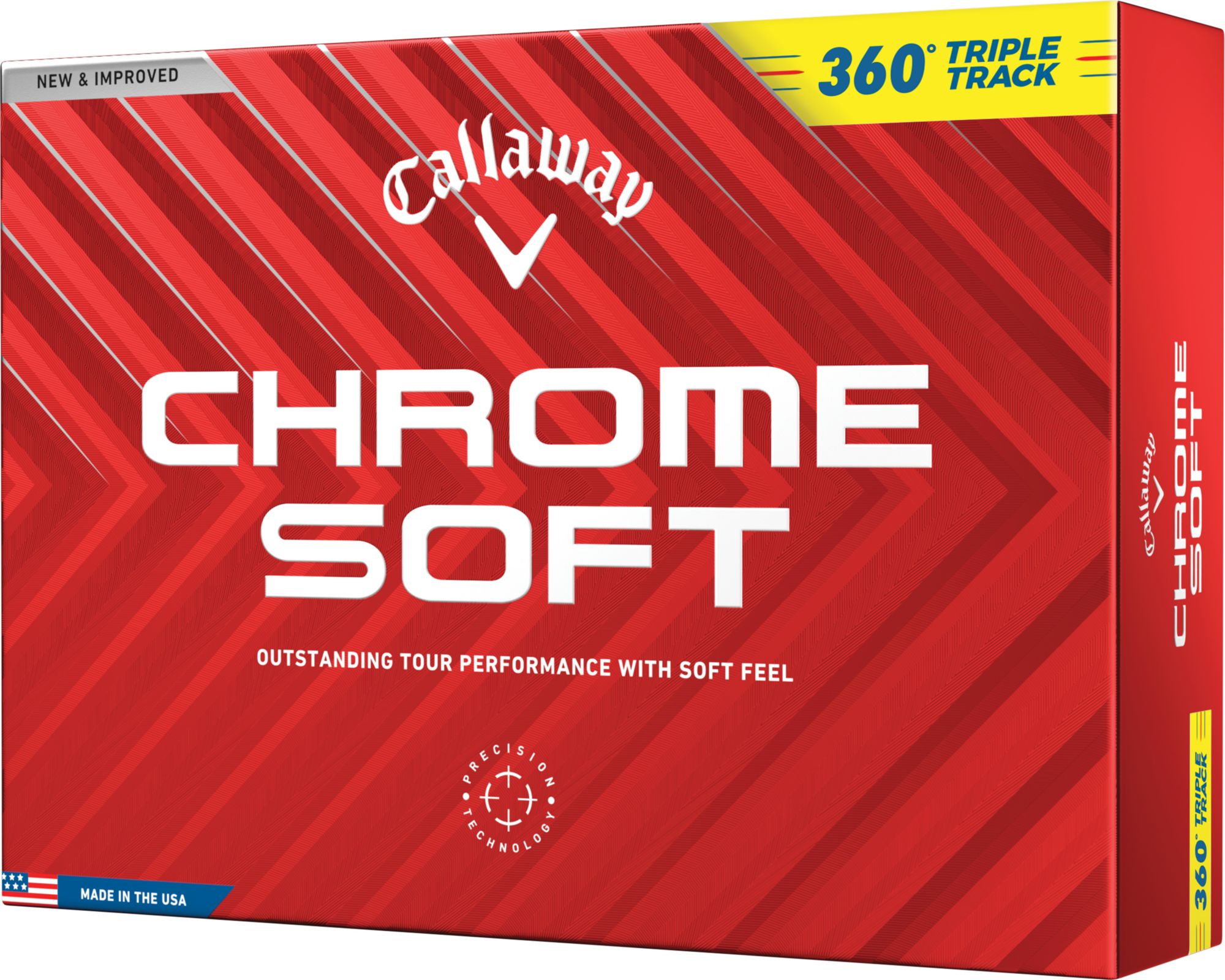 Callaway 2024 Chrome Soft Triple Track 360 Golf Balls | Dick
