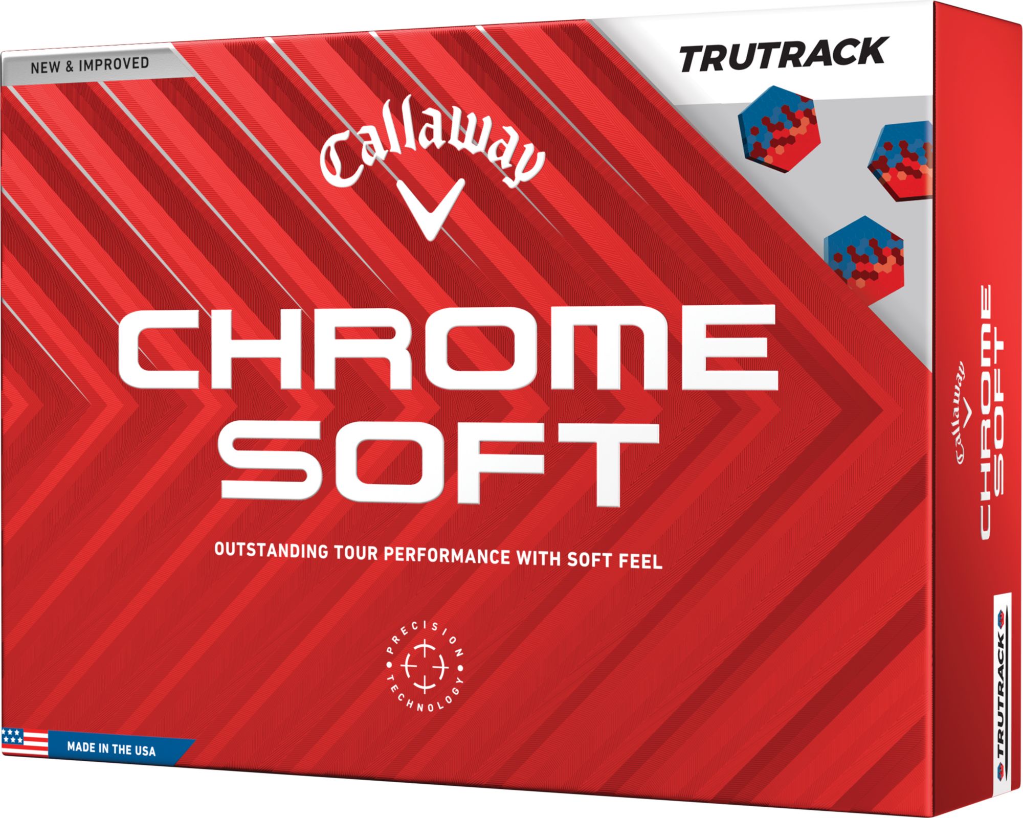 Callaway 2024 Chrome Soft TruTrack Golf Balls | Dick's Sporting Goods