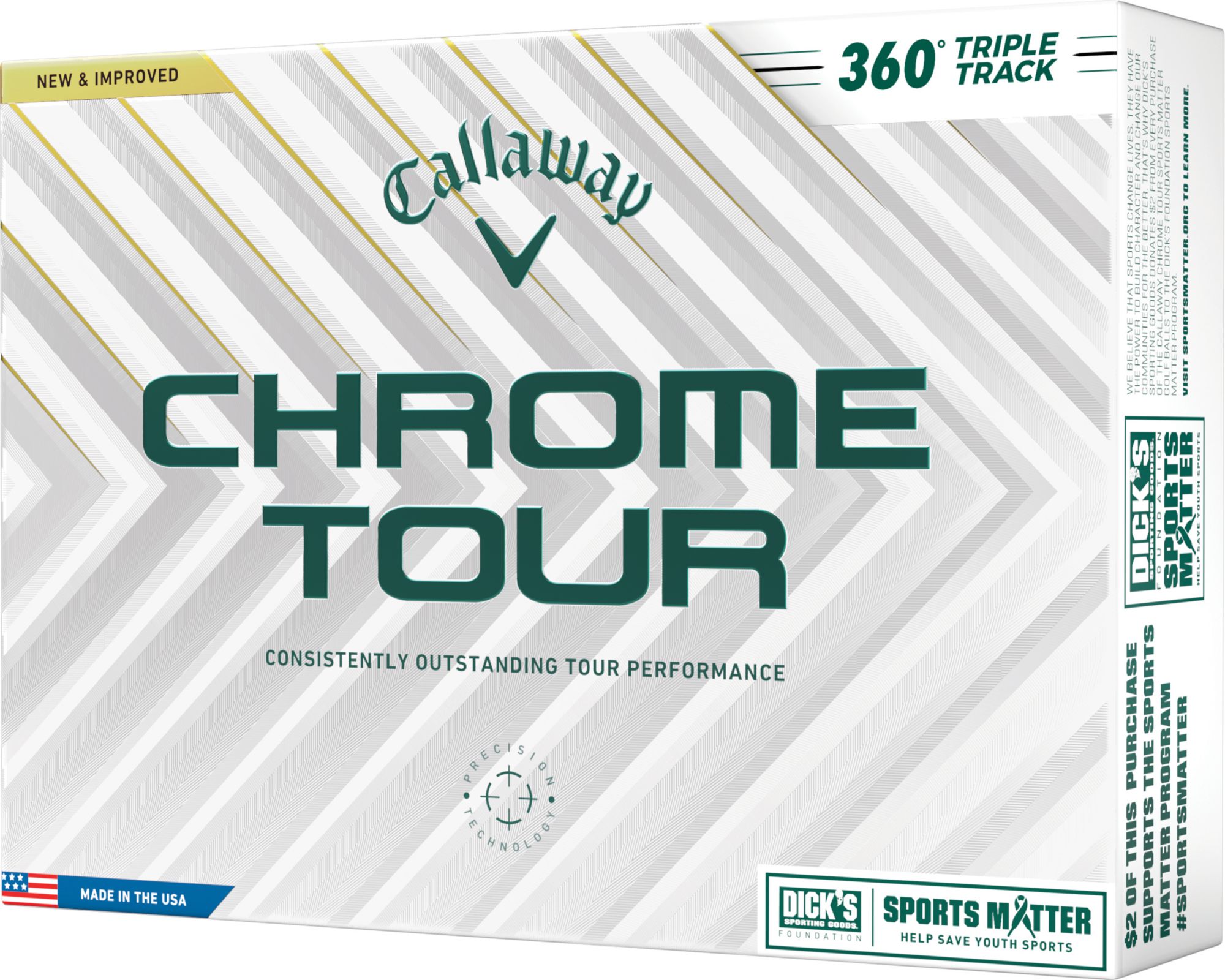 2024CallawayChromeTour TRIPLETRACK1ダース×3 Callaway 2024 Chrome Tour Triple Track 360 Sports Matter Golf
