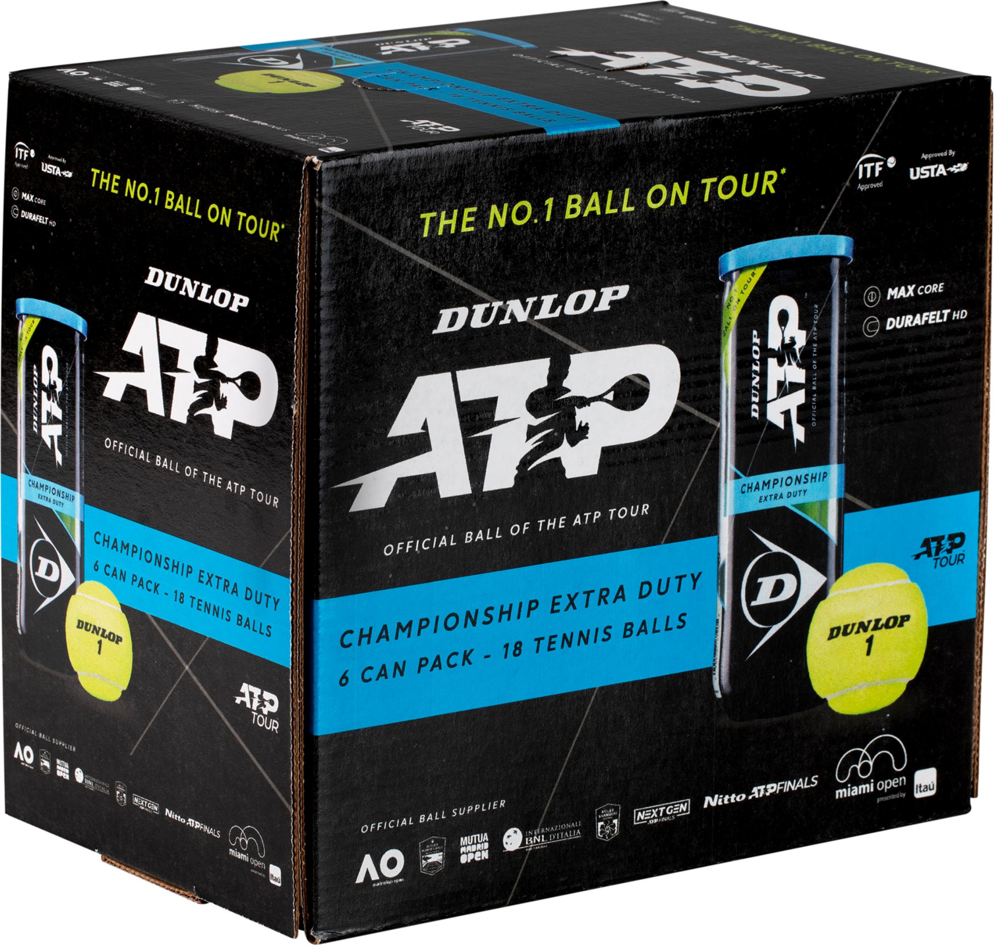 Balle De Rebond Tennis Shop Dunlop ATP Regular Duty Tennis Ball (3