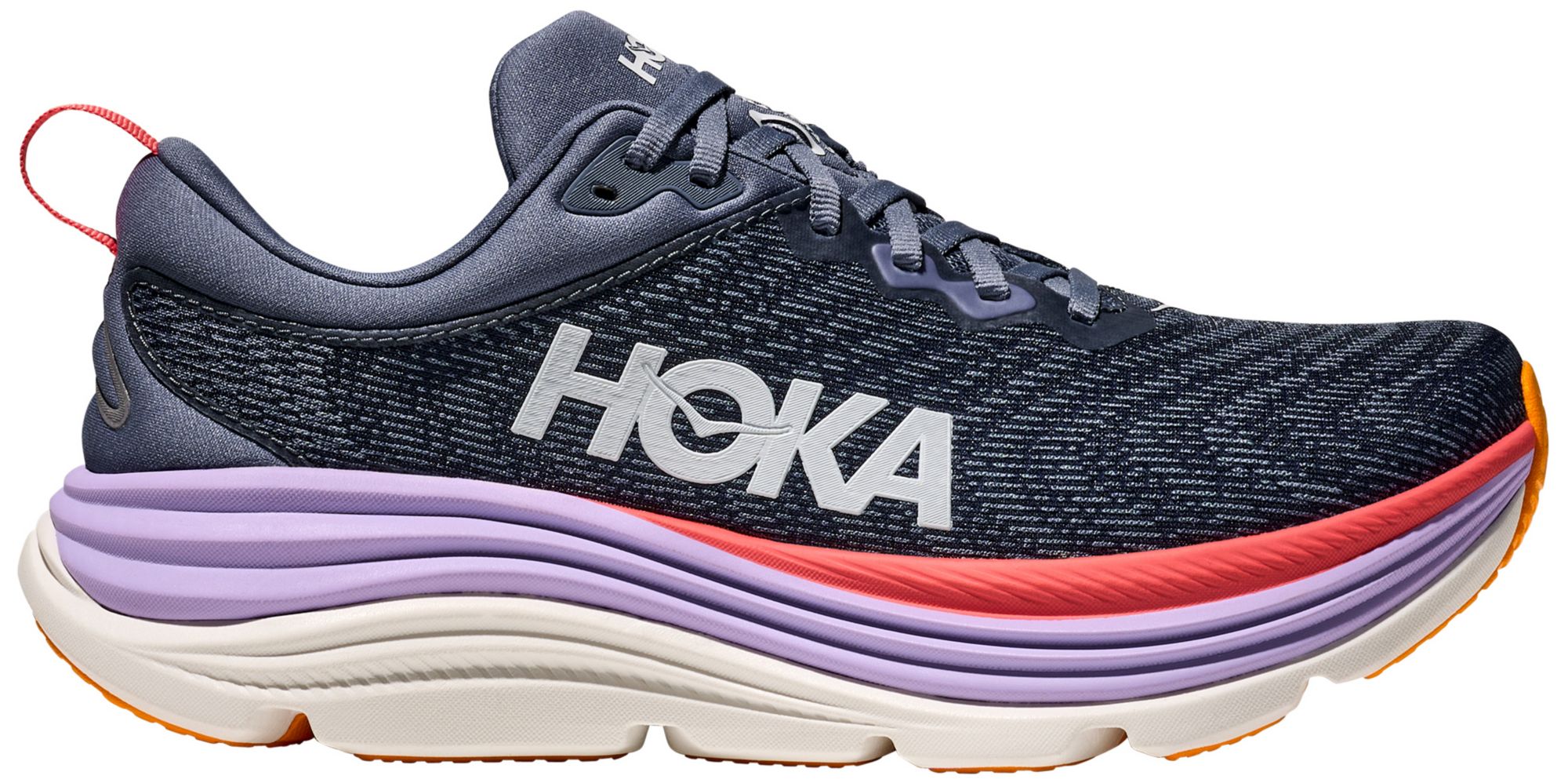 Hoka One One Gaviota 5 Shoes Size 9.5D Mens Gray Blue Road Running Comfort Gym The HOKA Gaviota 6 is back at Runners Lane—and it just  main image 4