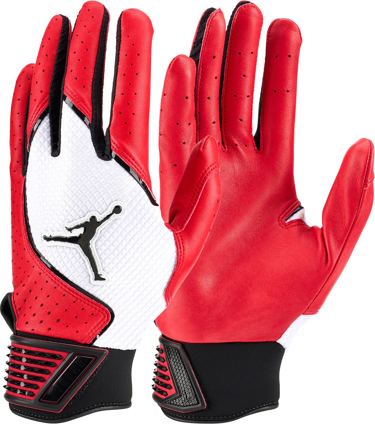 Jordan Adult Fly Elite Batting Gloves Men s Large Red