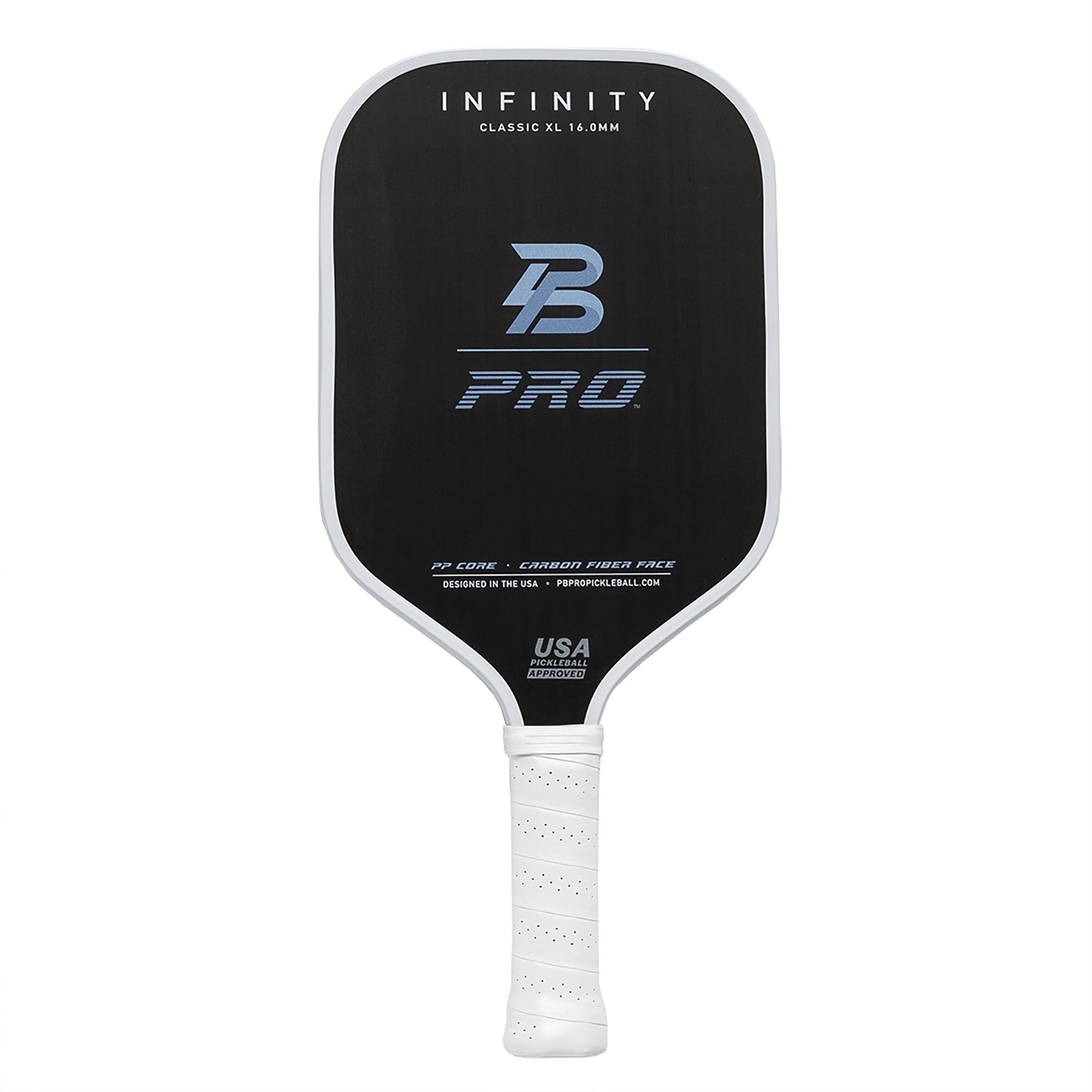 PB Pro Infinity Classic XL 16.0 mm Raw Carbon Fiber Pickleball