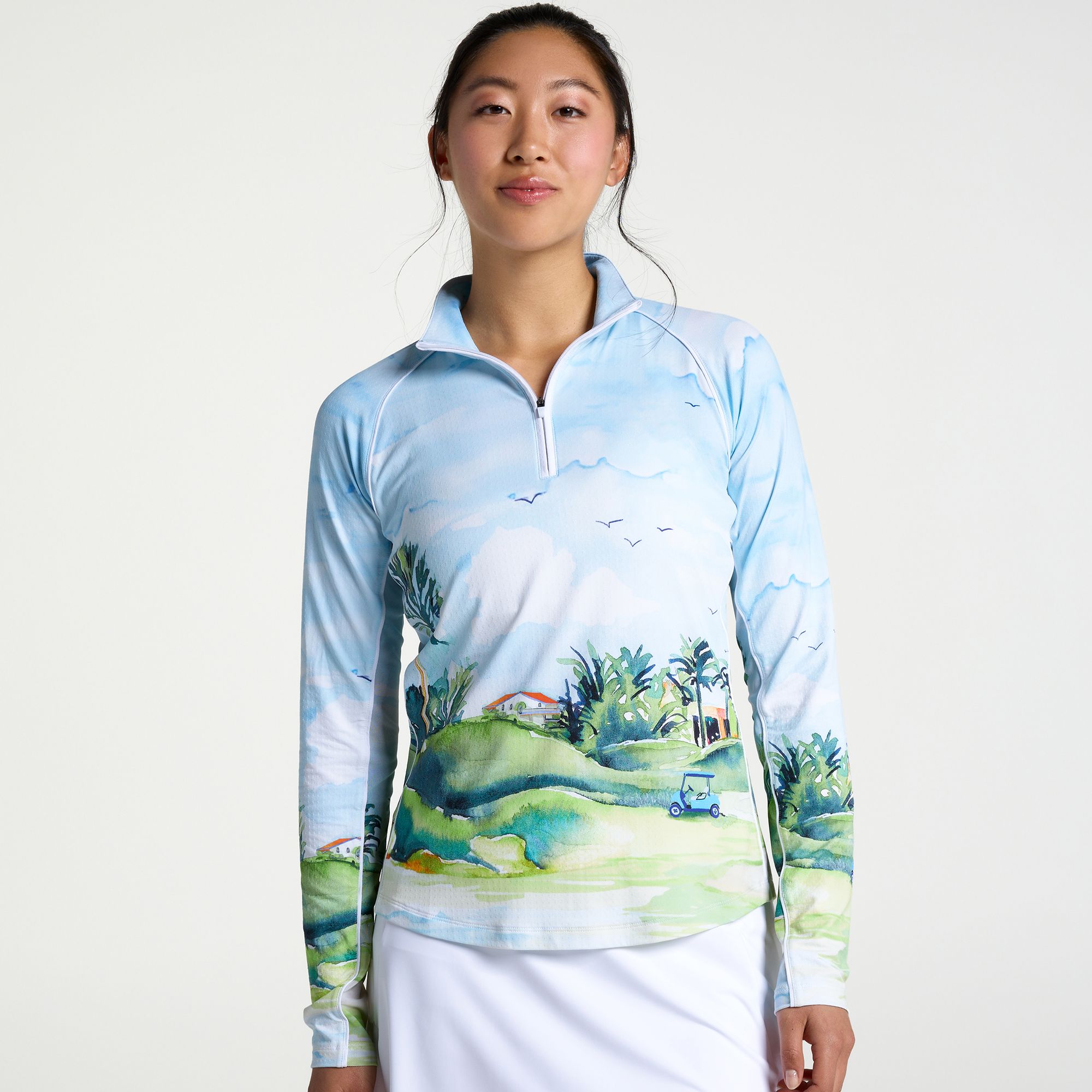 Walter Hagen Women's Performance 11 UV Suncover 1/4 Zip | Dick's
