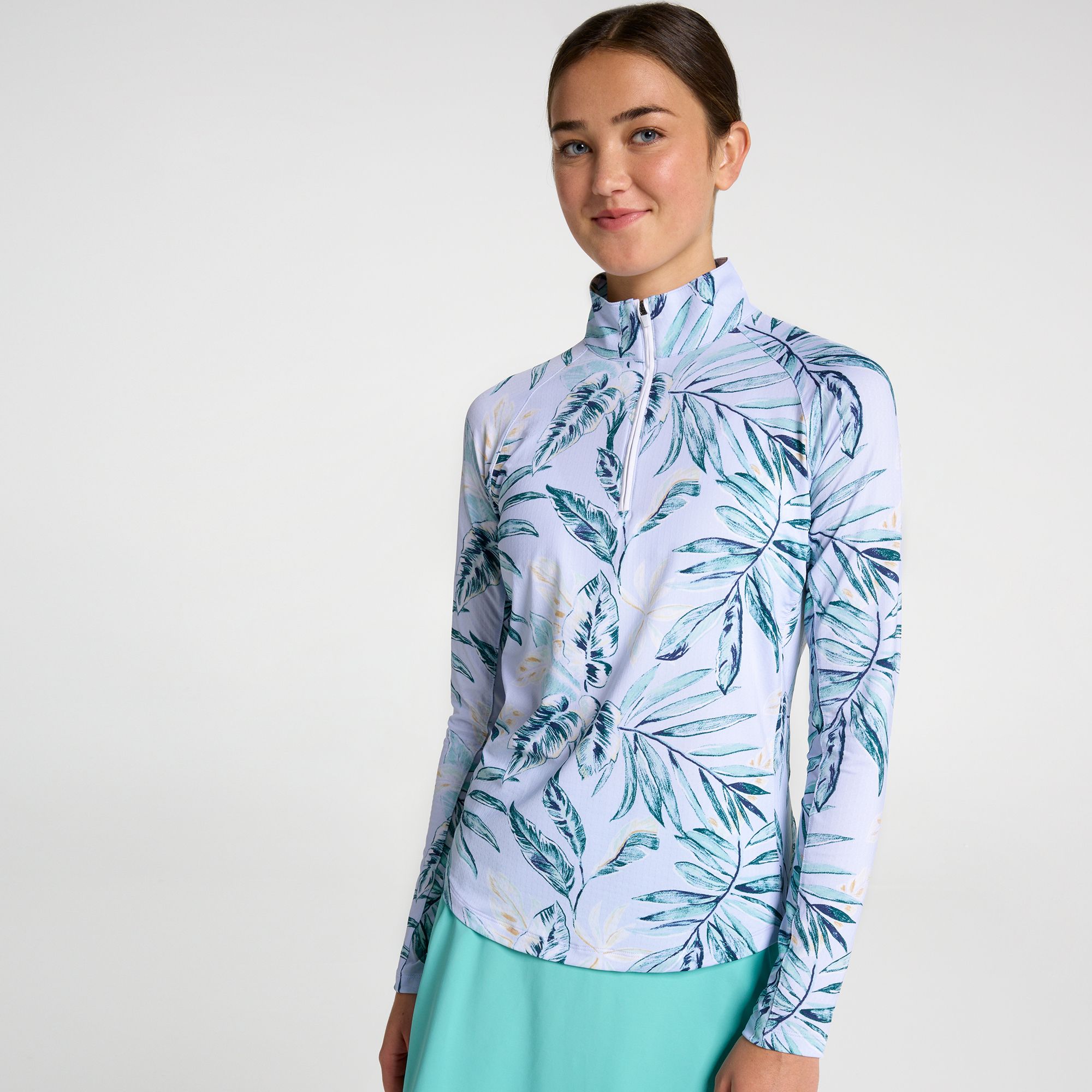 春ページ① Walter Hagen Women's Performance 11 UV Suncover 1/4 Zip | Dick's