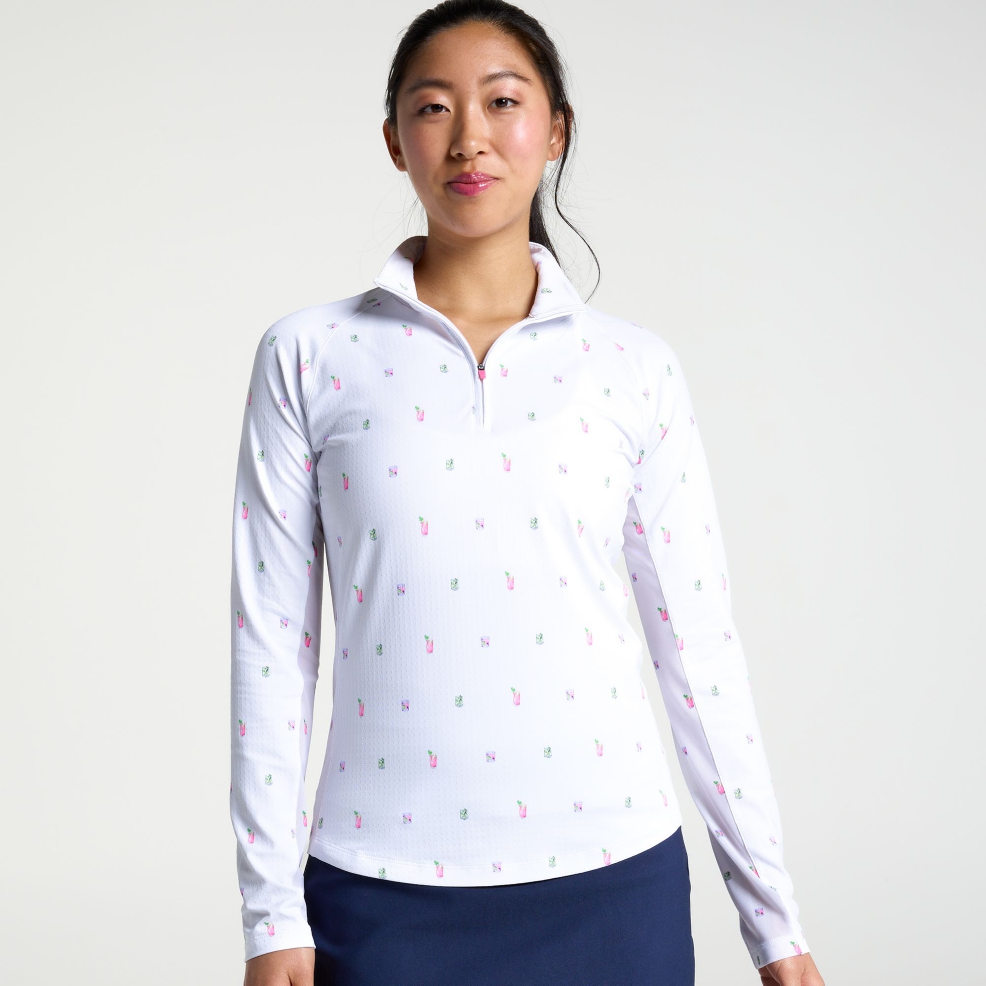 春ページ① Walter Hagen Women's Performance 11 UV Suncover 1/4 Zip | Dick's